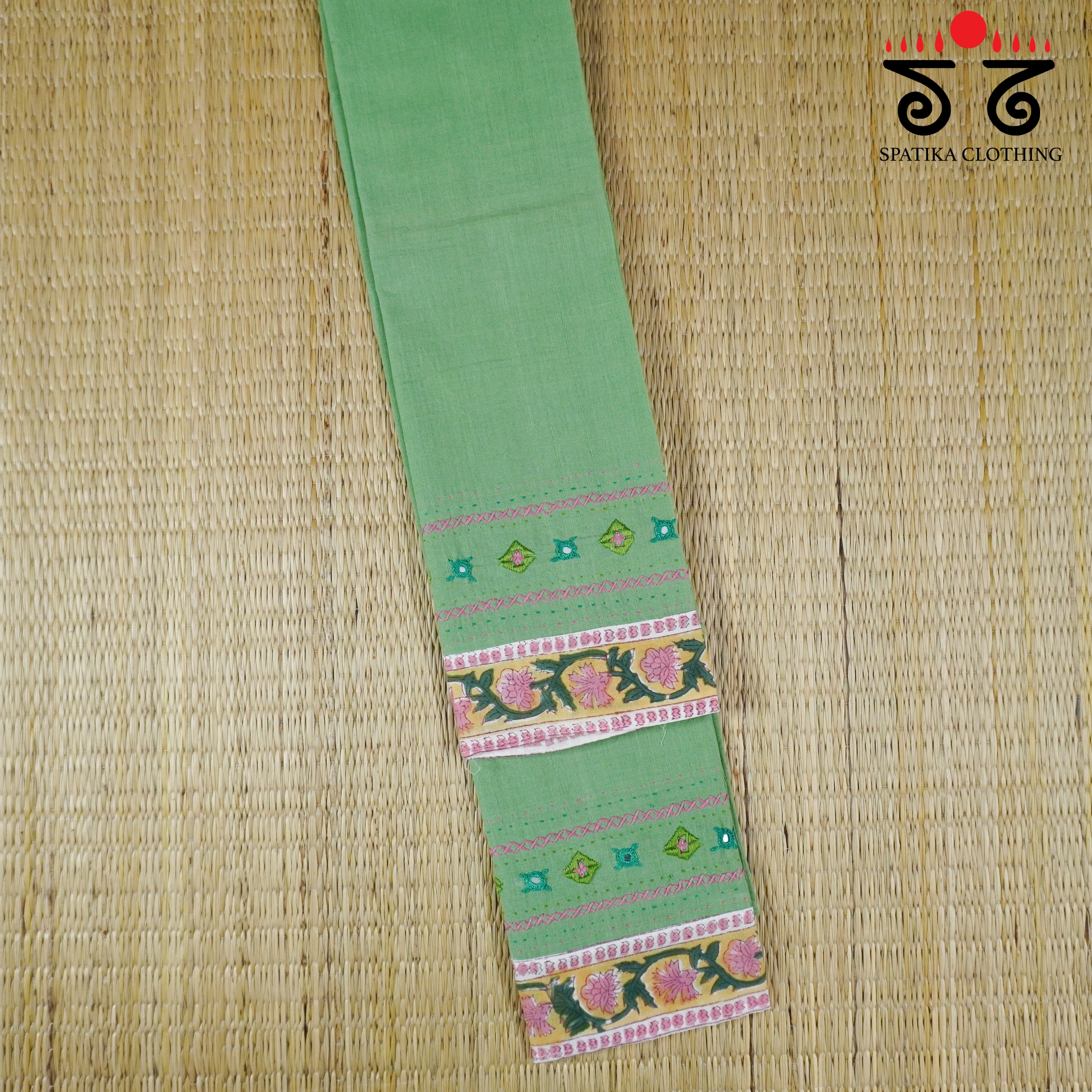Lambani Hand-embroidered Blouse Fabric