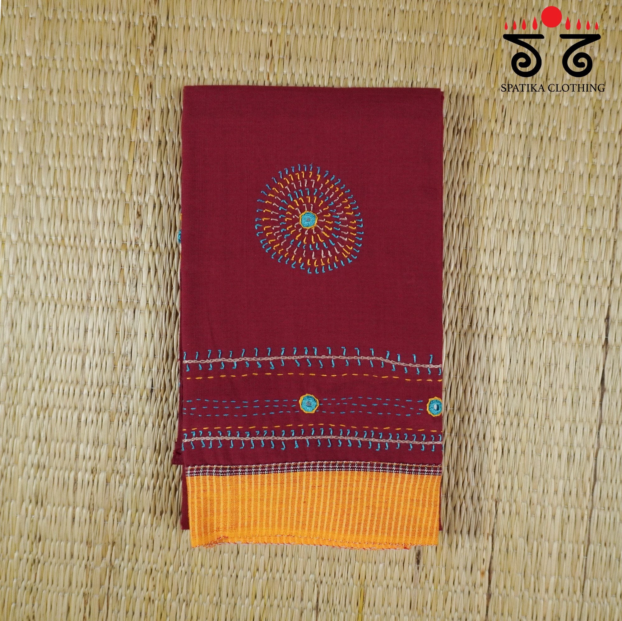 Lambani Hand-embroidered Blouse Fabric