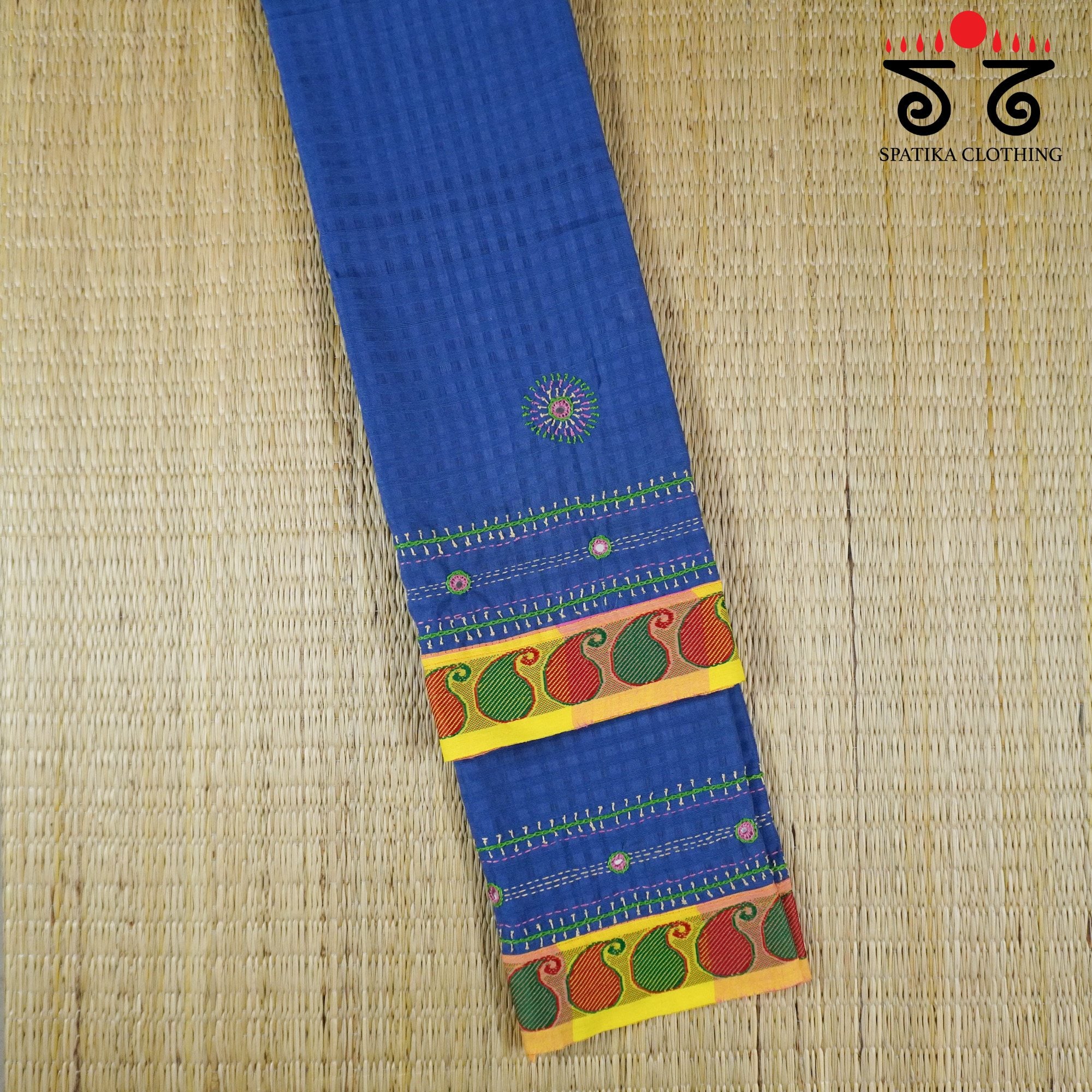Lambani Hand-embroidered Blouse Fabric