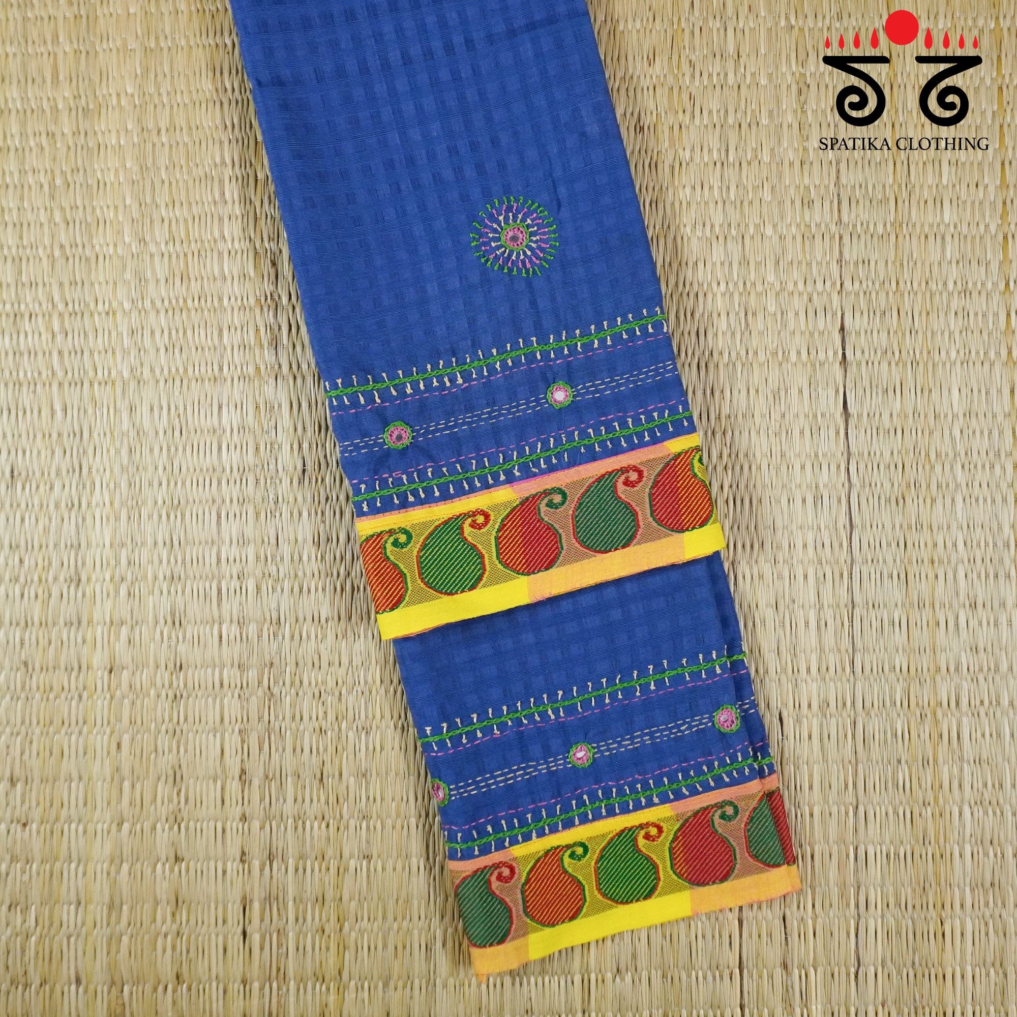 Lambani Hand-embroidered Blouse Fabric