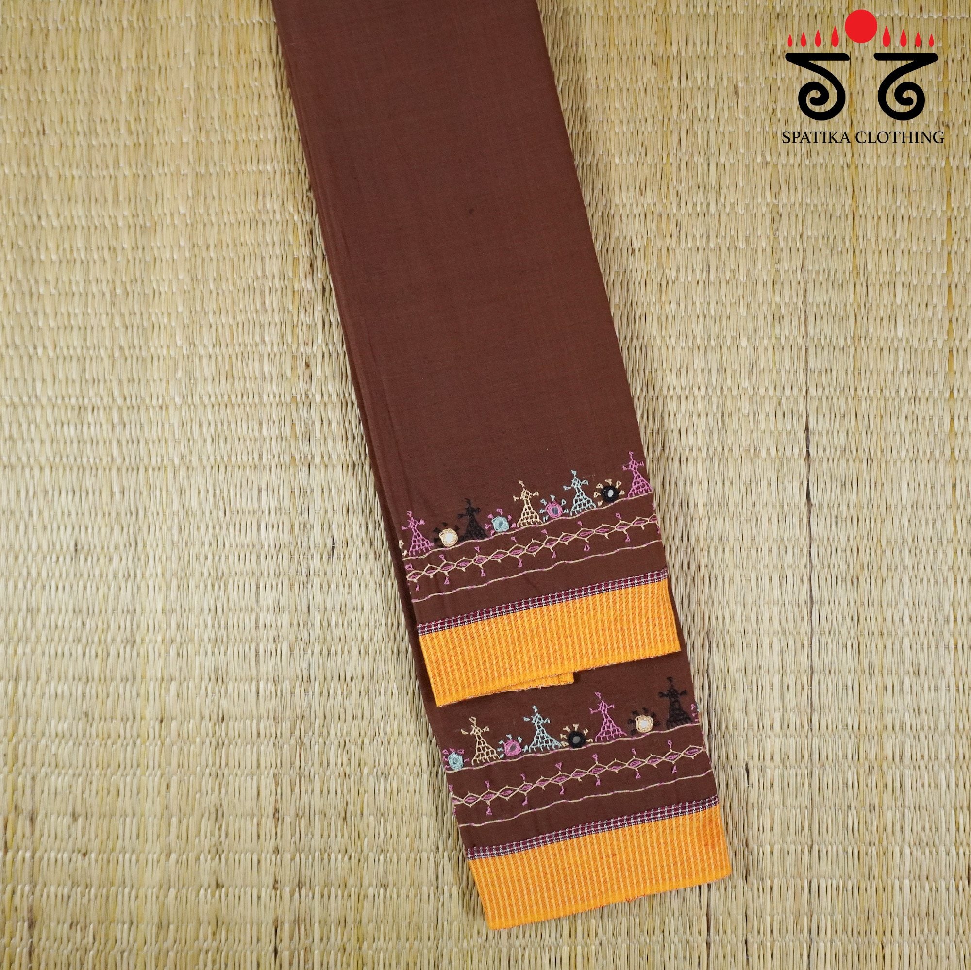 Lambani Hand-embroidered Blouse Fabric