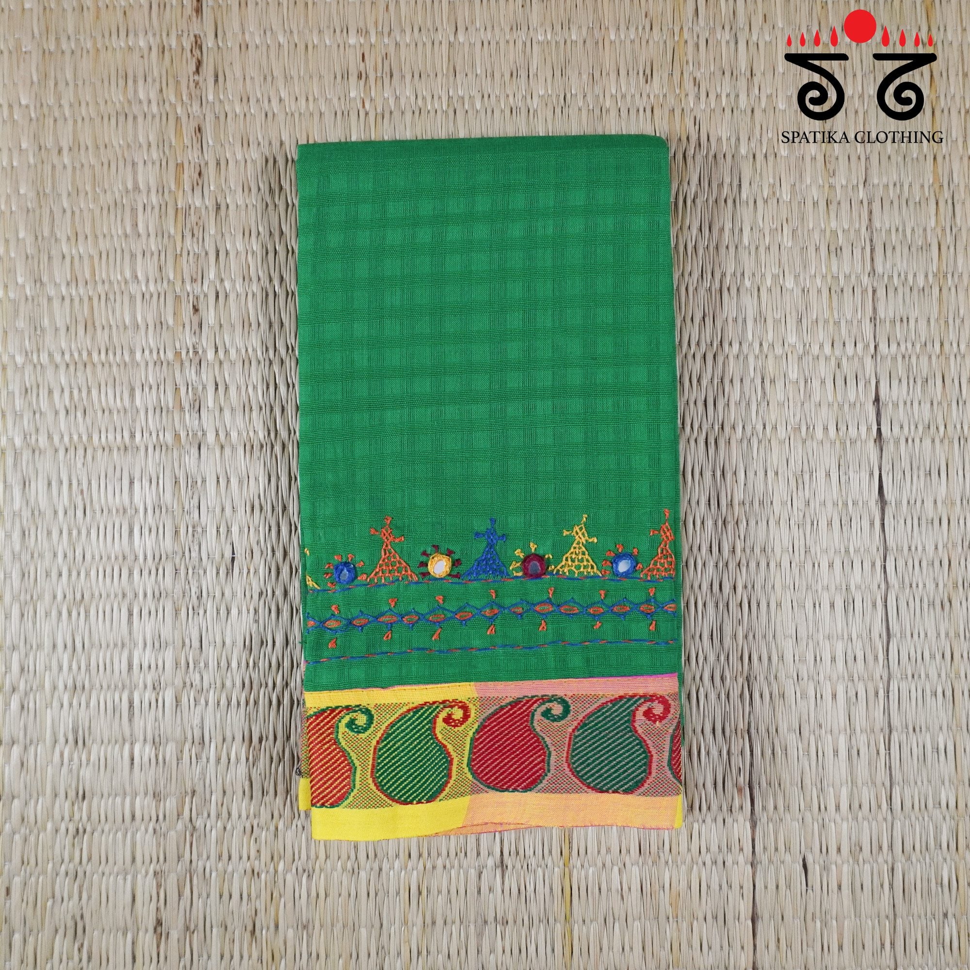 Lambani Hand-embroidered Blouse Fabric