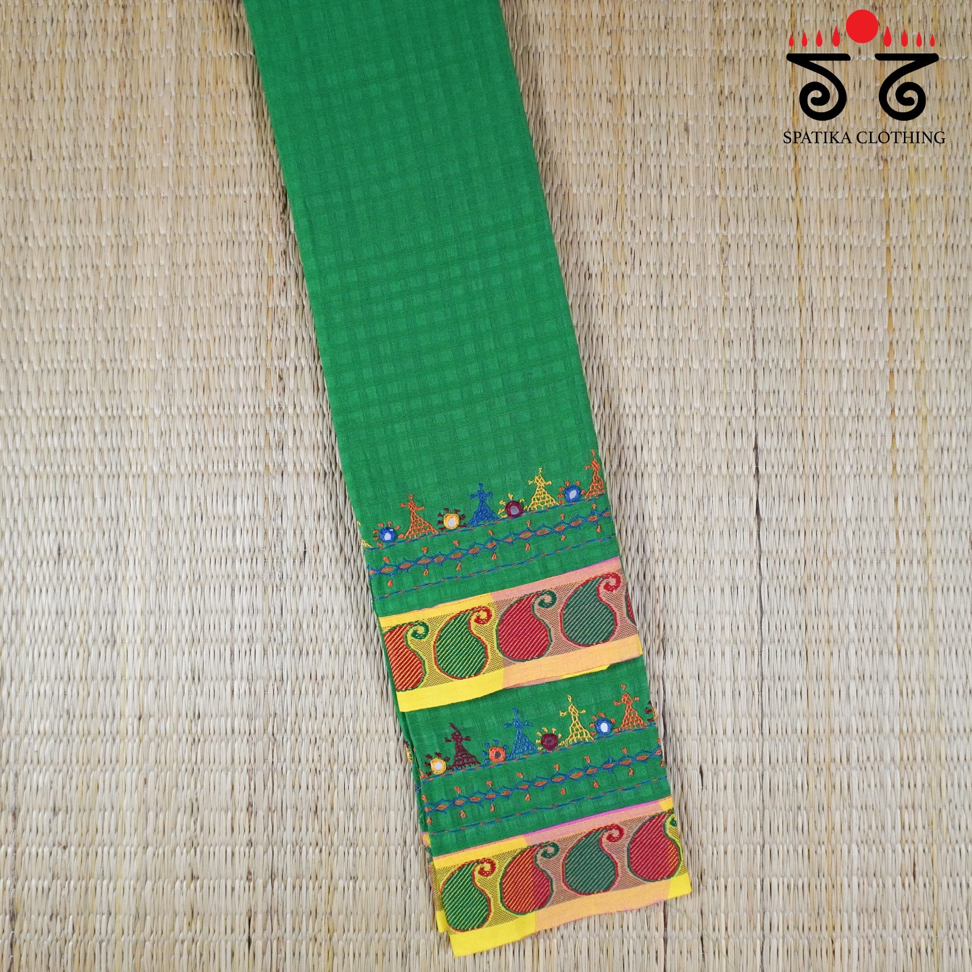 Lambani Hand-embroidered Blouse Fabric
