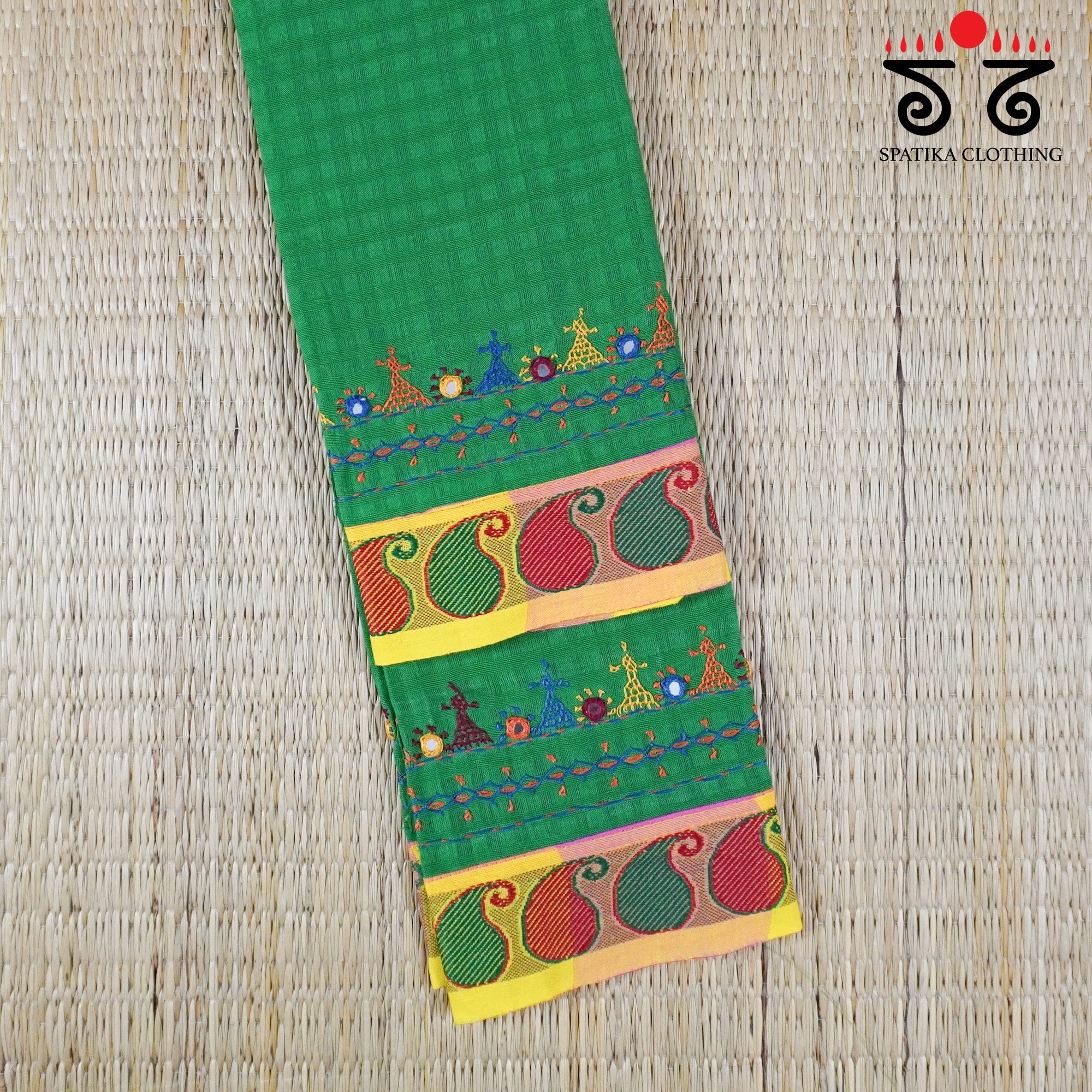 Lambani Hand-embroidered Blouse Fabric