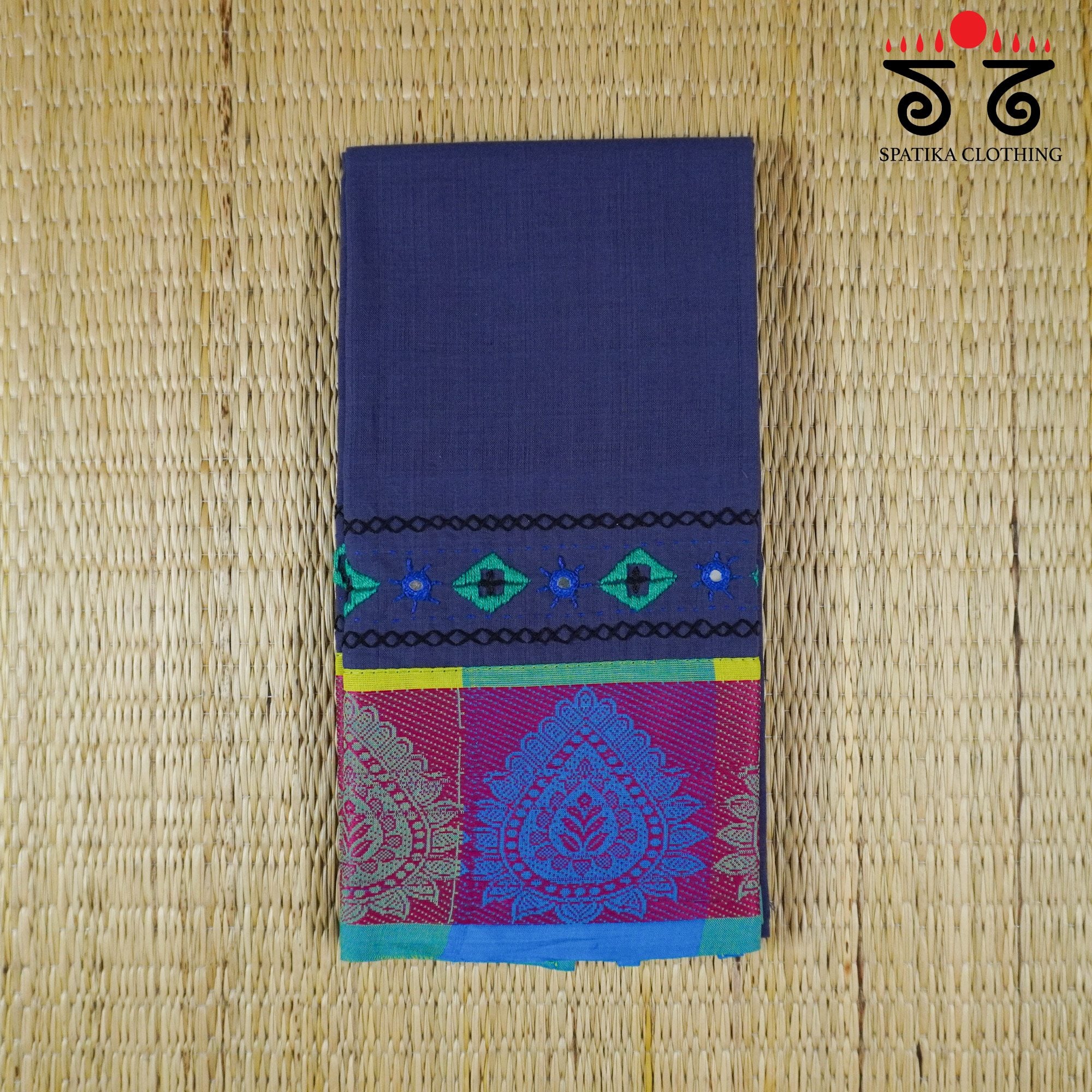 Lambani Hand-embroidered Blouse Fabric