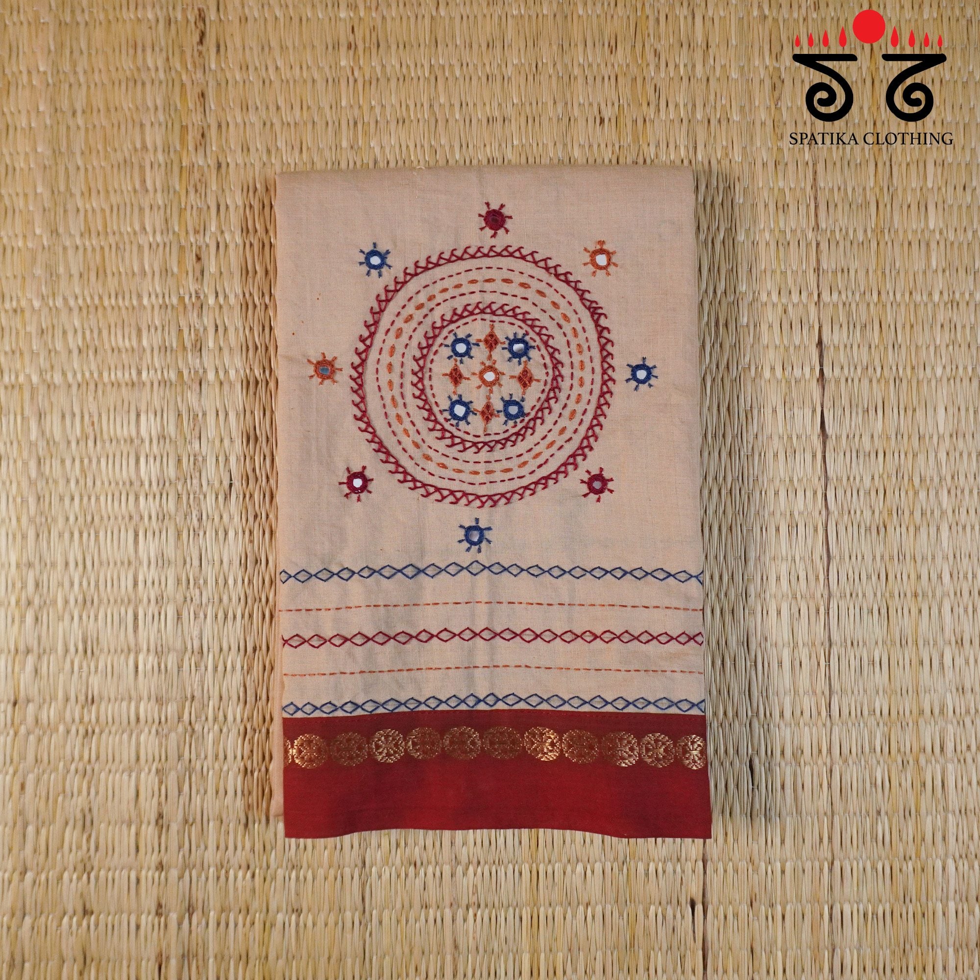 Lambani Hand-embroidered Blouse Fabric