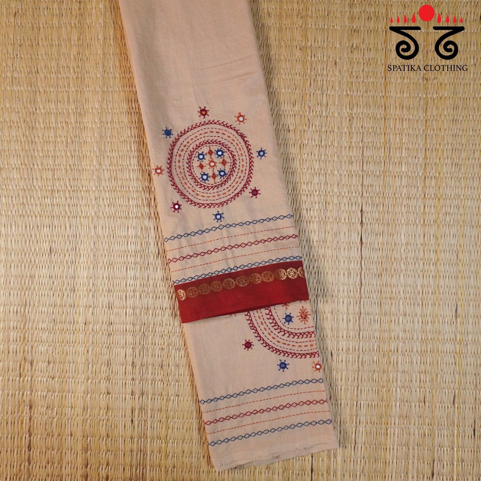 Lambani Hand-embroidered Blouse Fabric