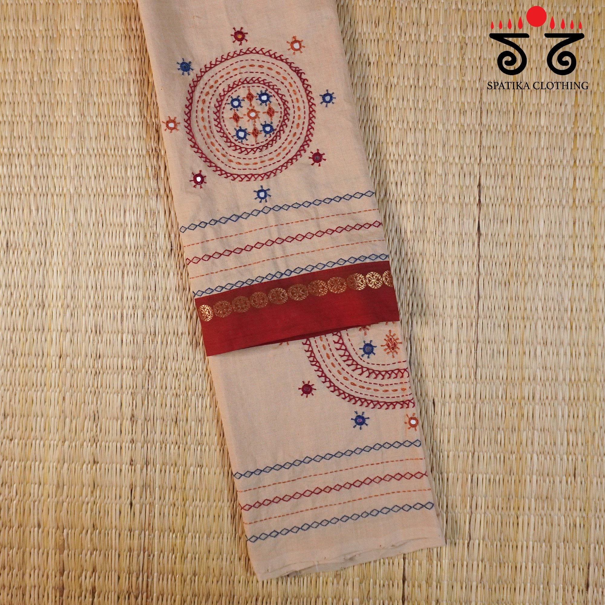Lambani Hand-embroidered Blouse Fabric