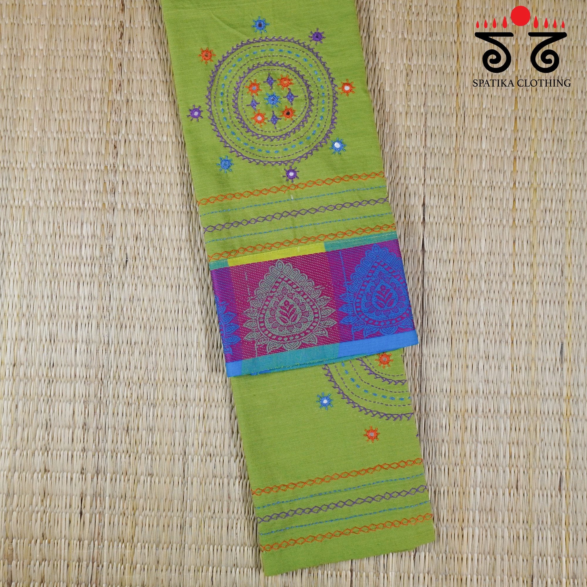 Lambani Hand-embroidered Blouse Fabric