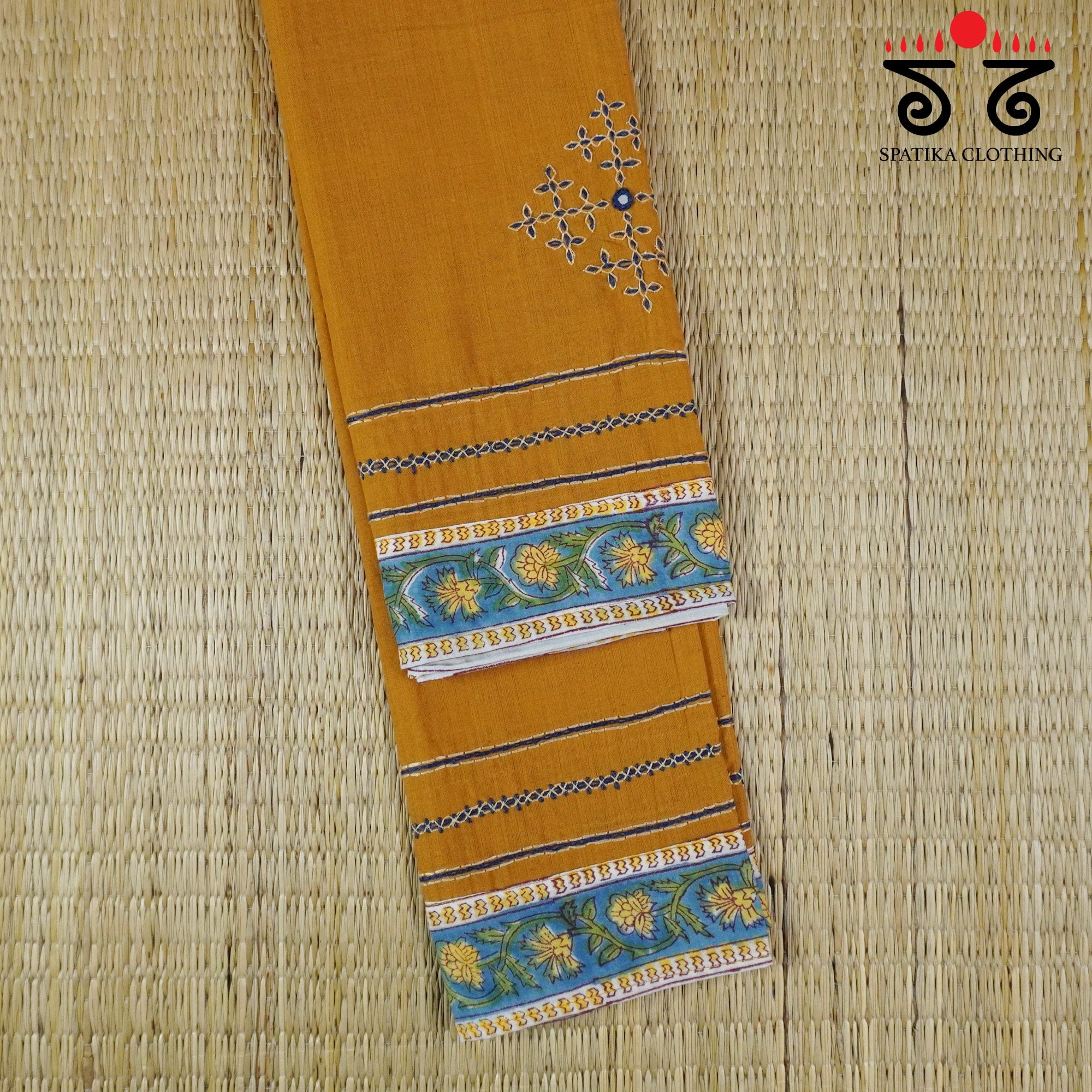 Lambani Hand-embroidered Blouse Fabric