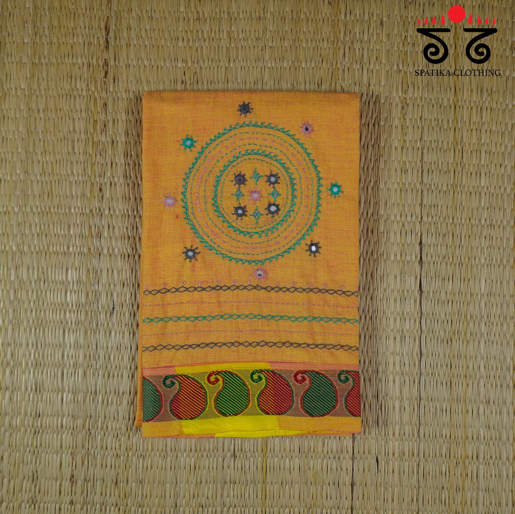 Lambani Hand-embroidered Blouse Fabric