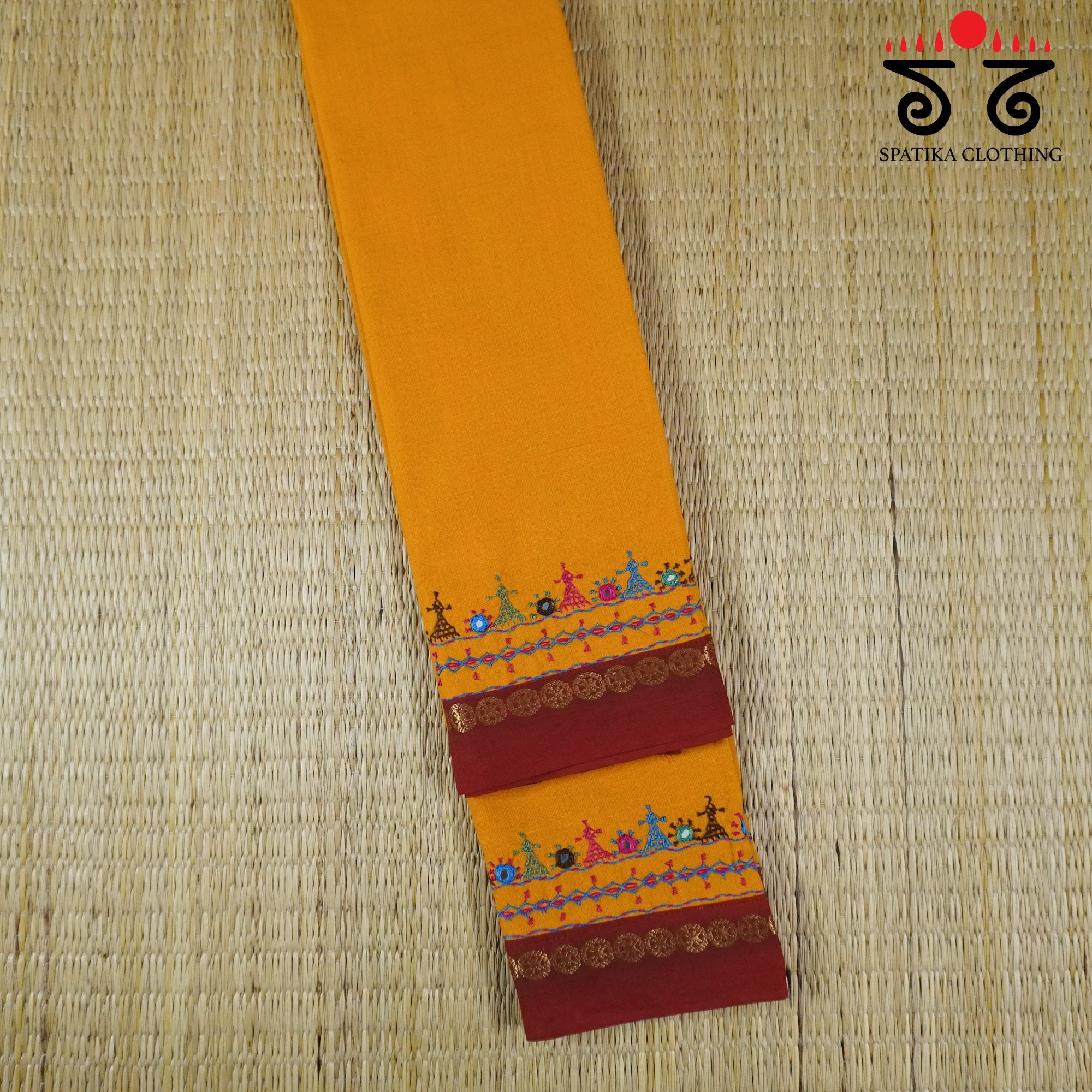 Lambani Hand-embroidered Blouse Fabric
