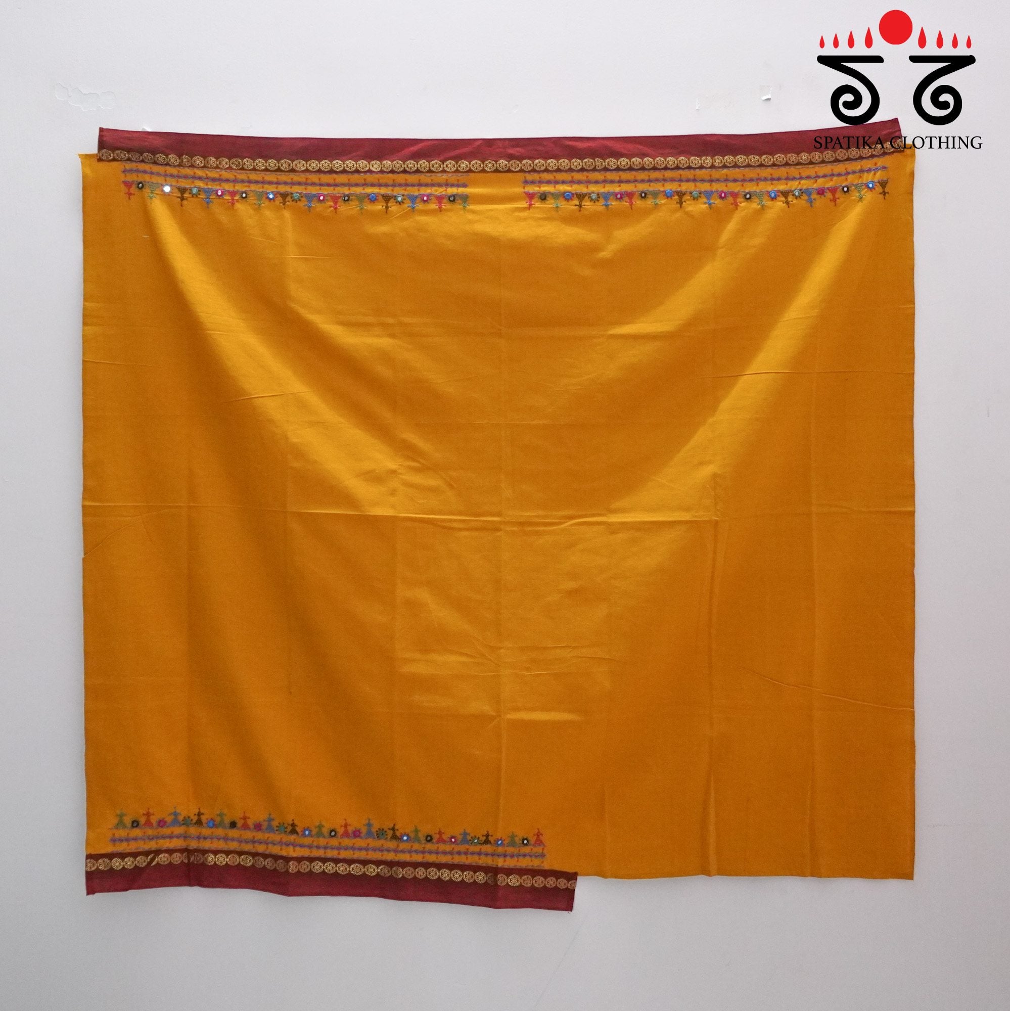 Lambani Hand-embroidered Blouse Fabric
