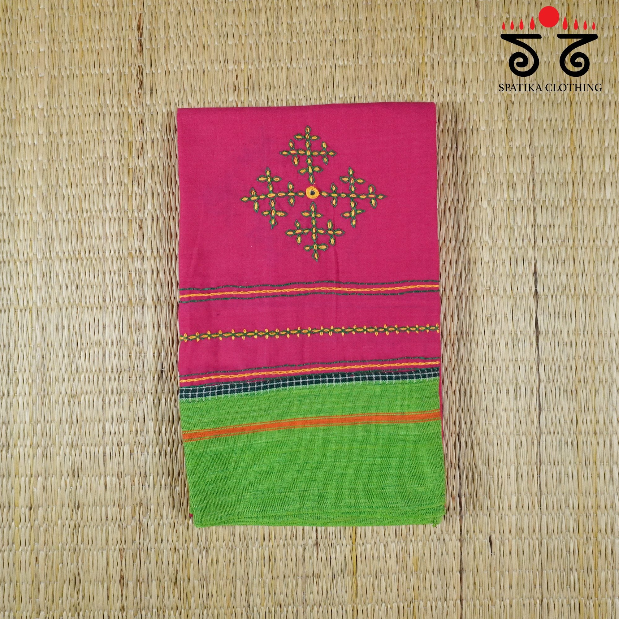 Lambani Hand-embroidered Blouse Fabric