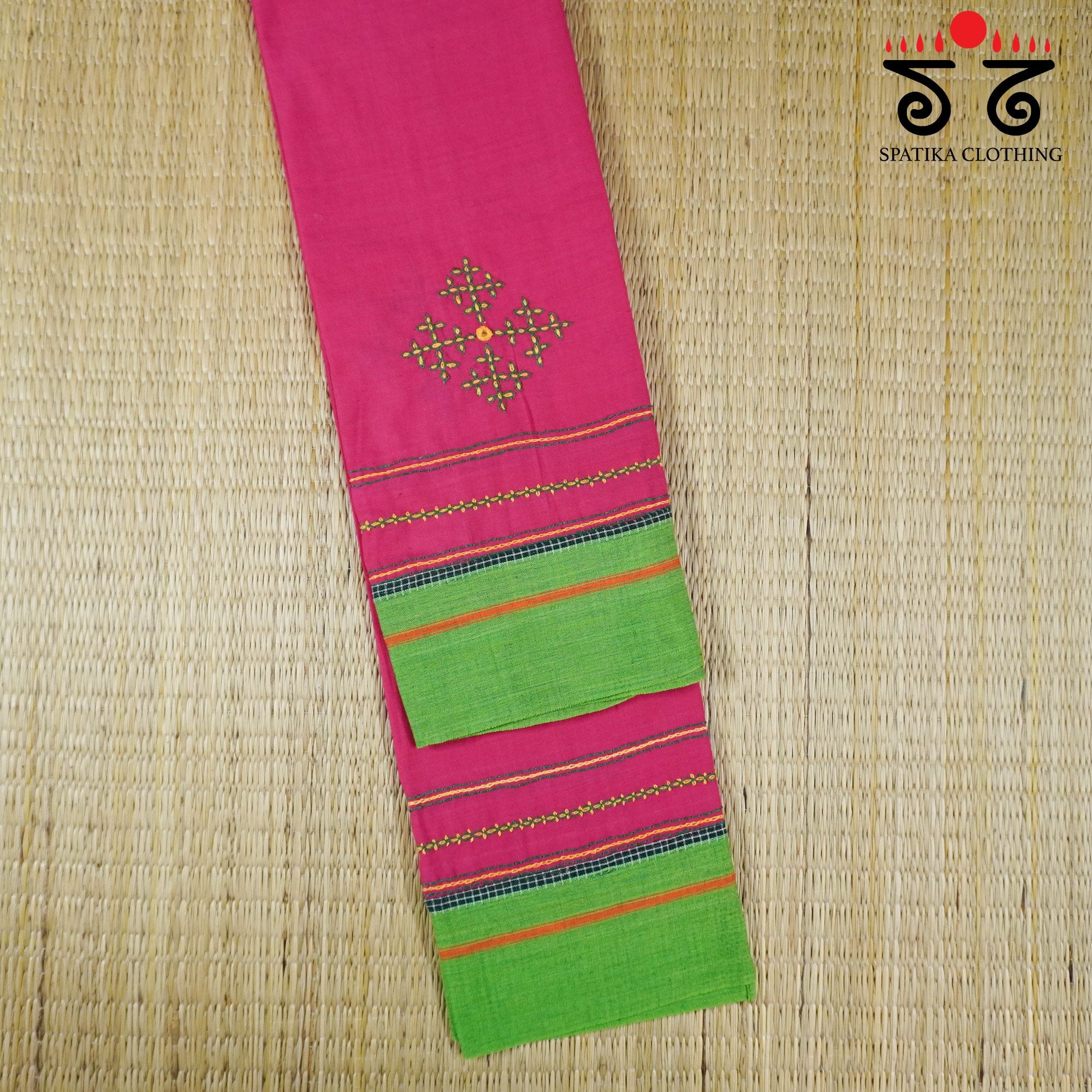 Lambani Hand-embroidered Blouse Fabric