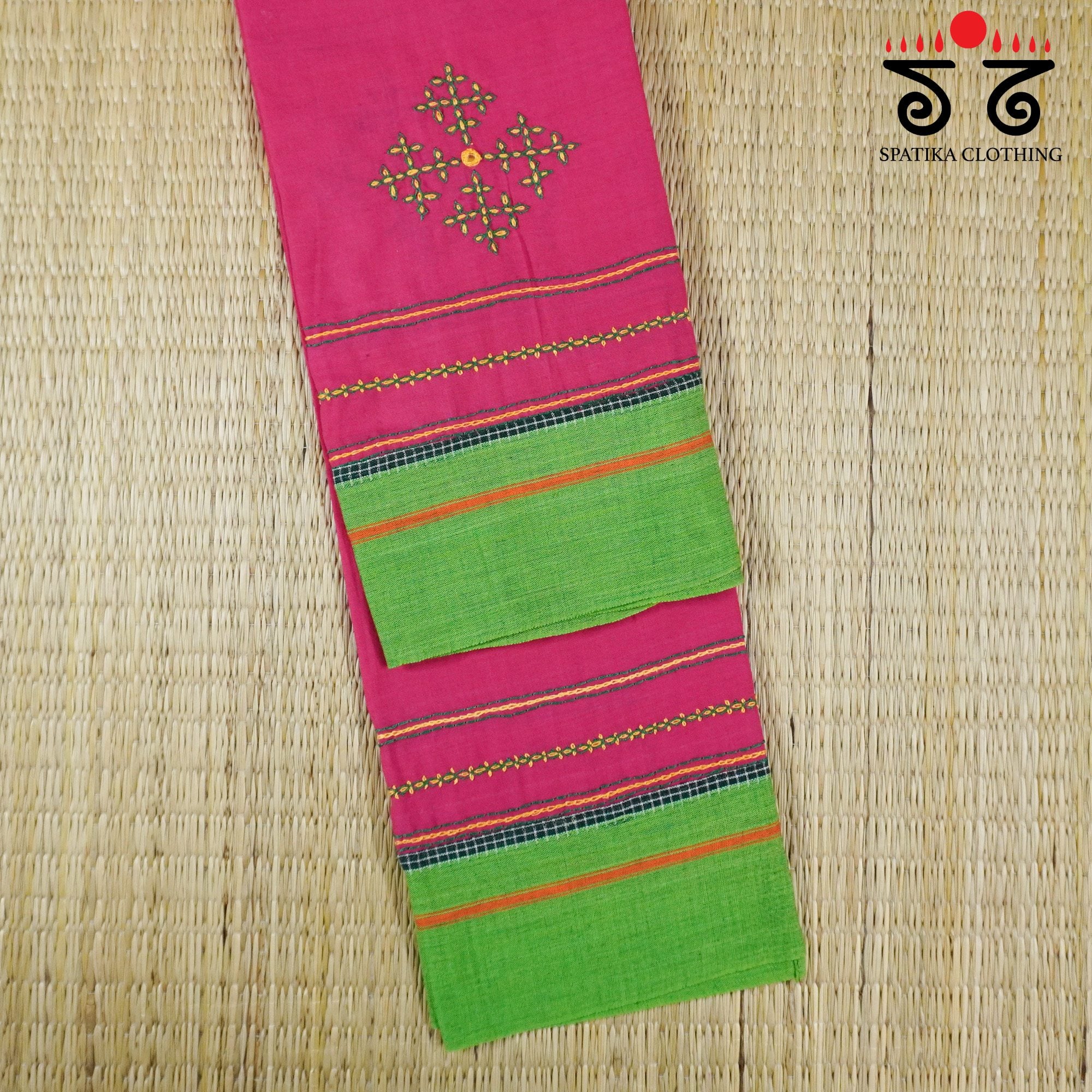 Lambani Hand-embroidered Blouse Fabric