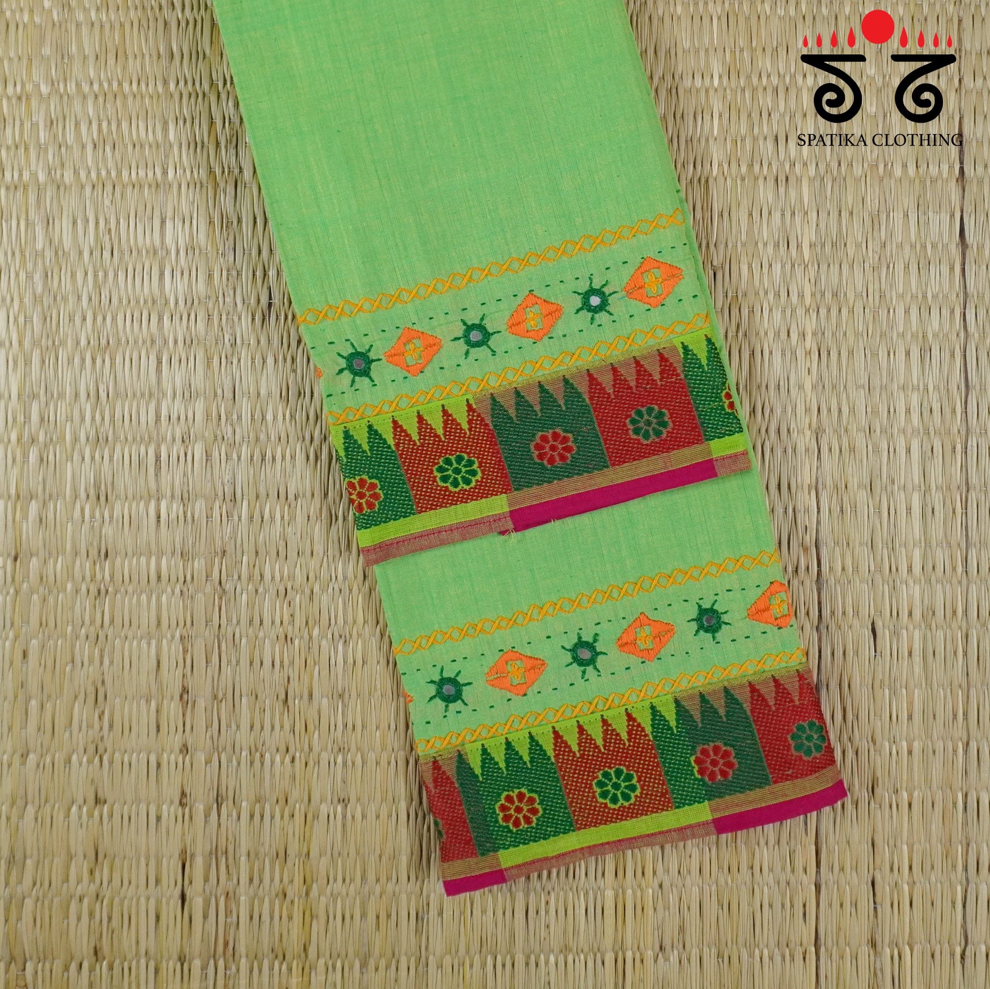 Lambani Hand-embroidered Blouse Fabric