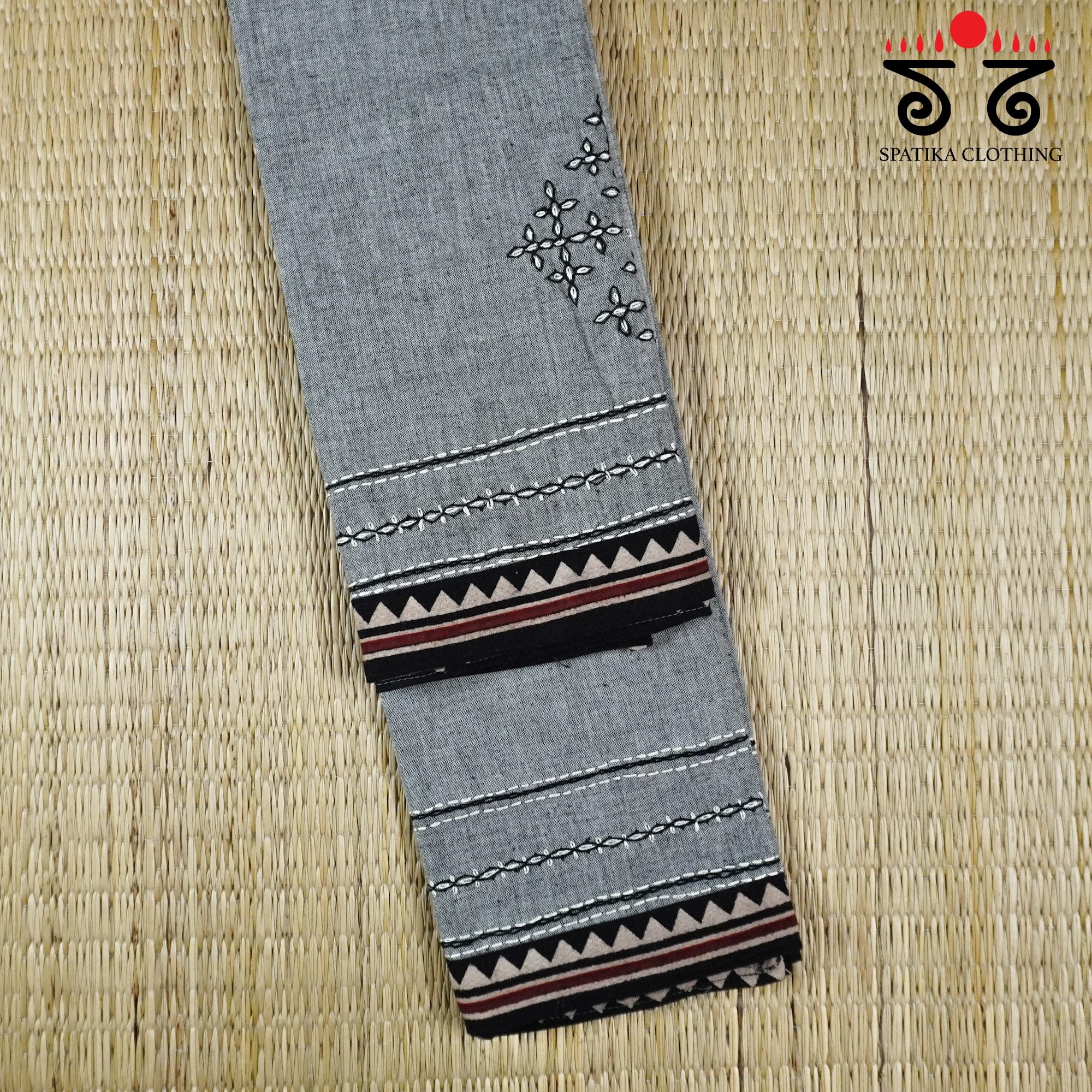 Lambani Hand-embroidered Blouse Fabric