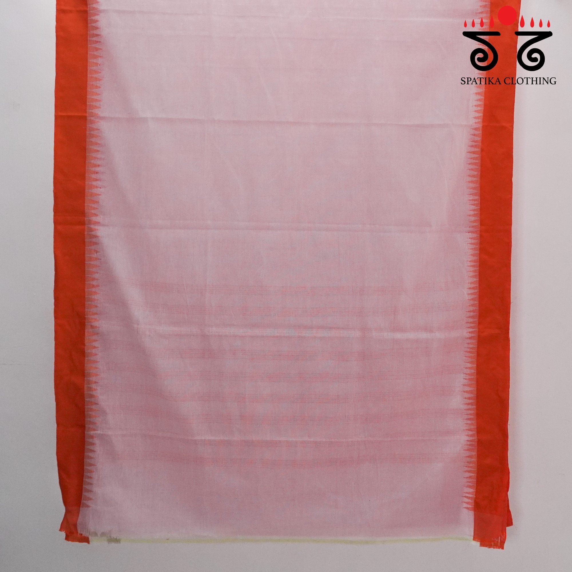 Pink Ponduru Handspun Saree - With Silk border