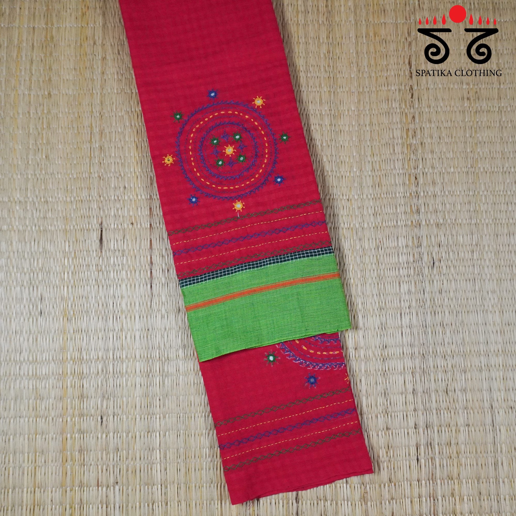 Lambani Hand-embroidered Blouse Fabric