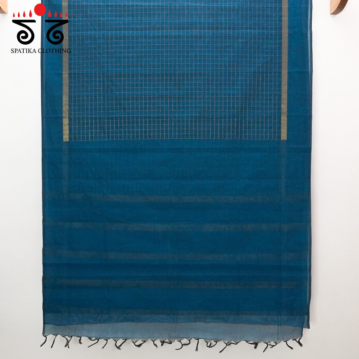 Blue South Cotton Saree