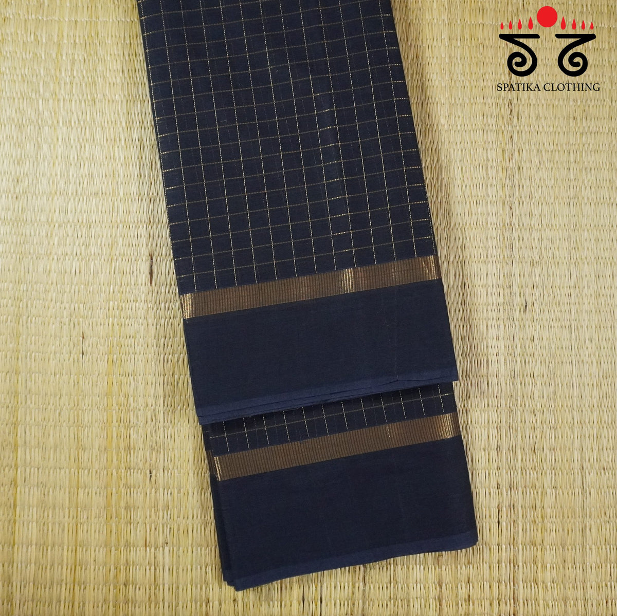 Navy South Cotton Saree