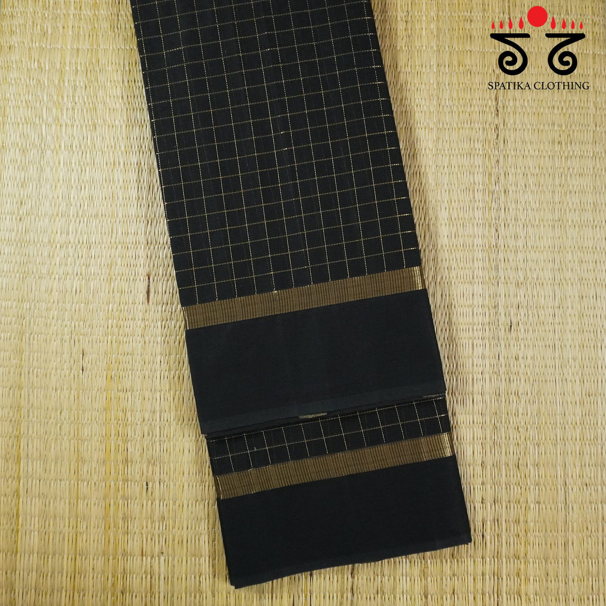 Black South Cotton Saree