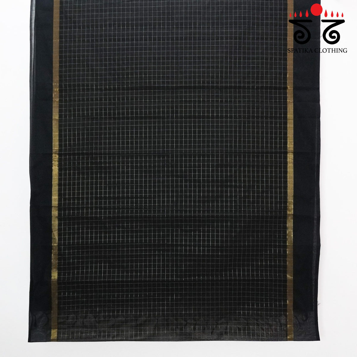 Black South Cotton Saree