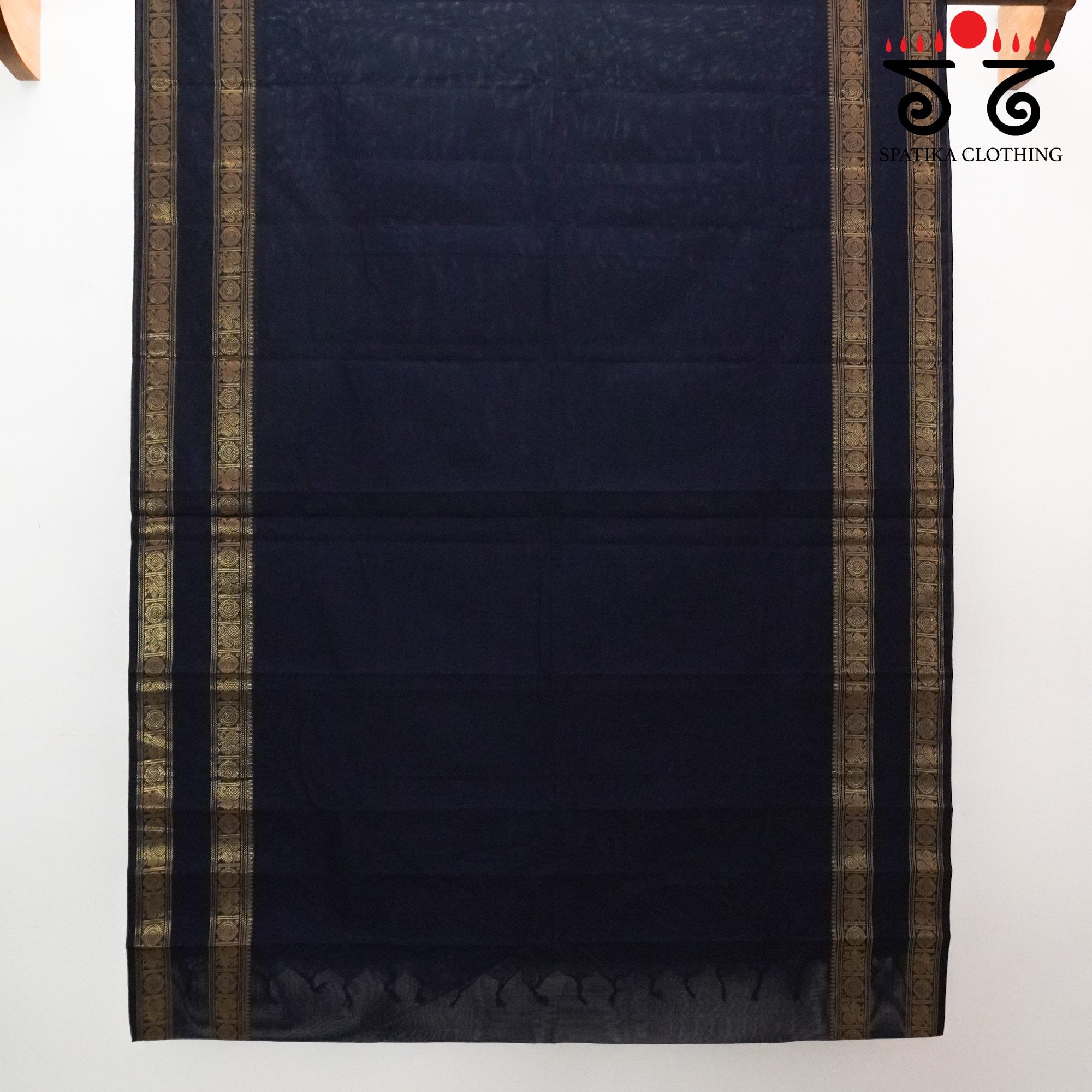 Blue South Cotton Saree