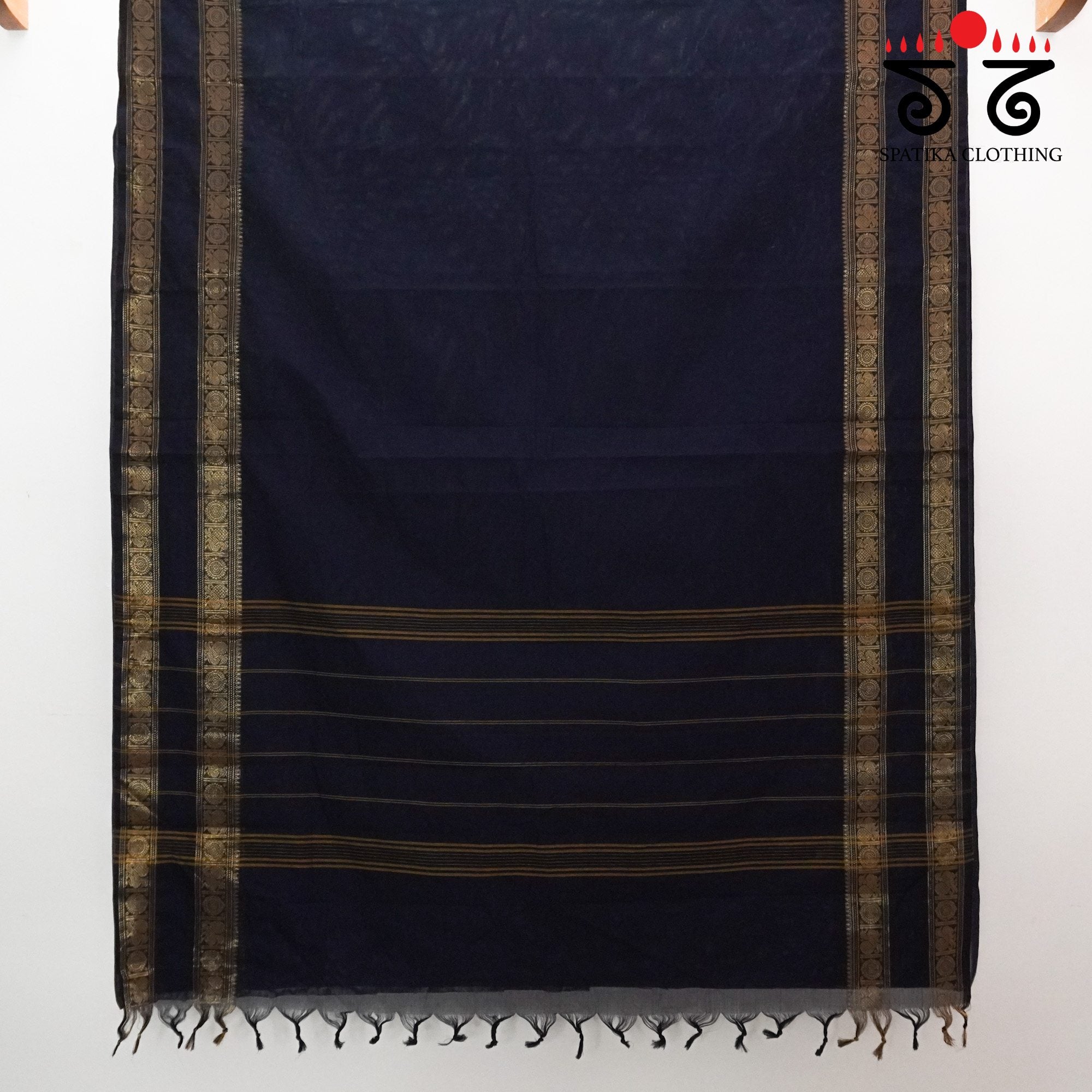 Blue South Cotton Saree