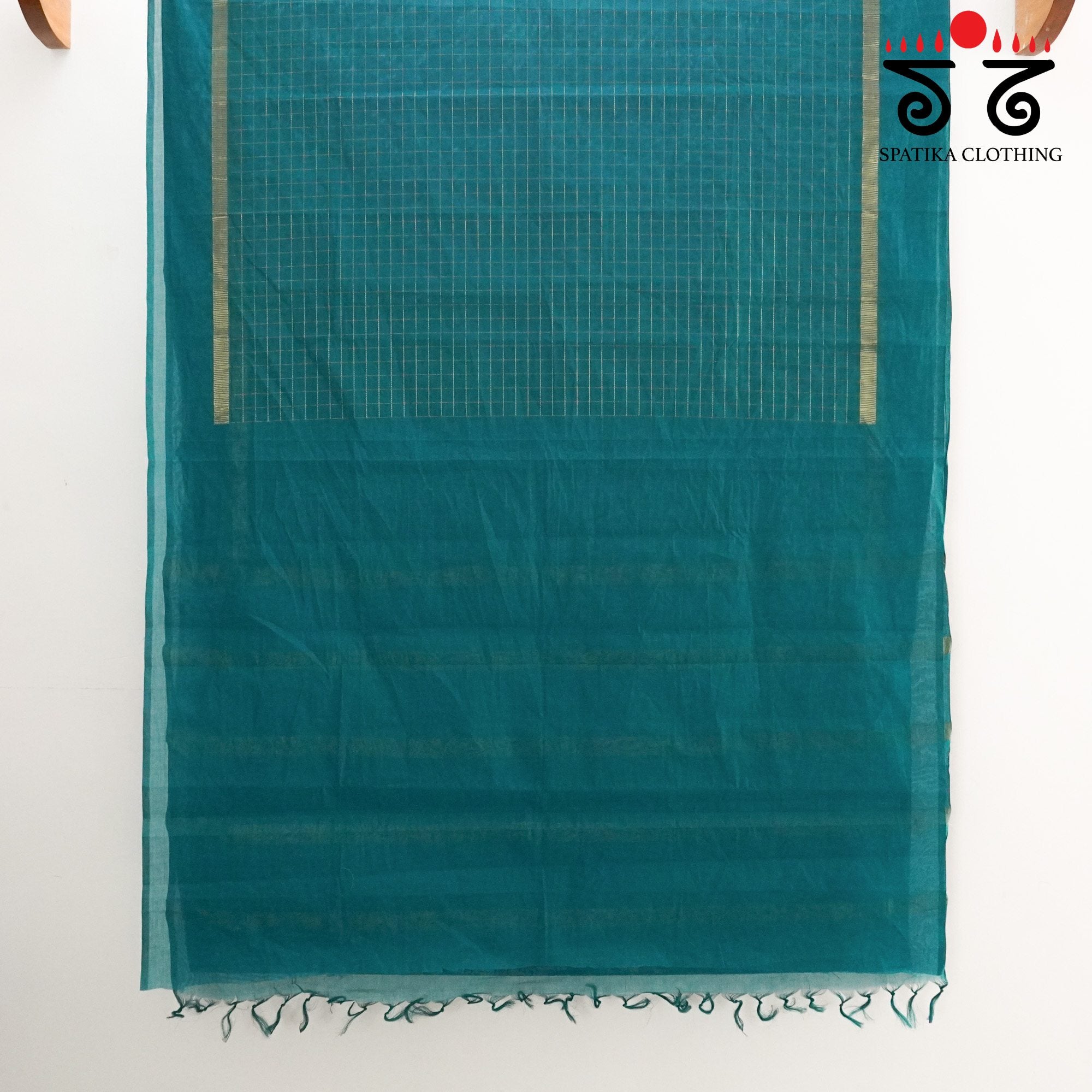 Blue South Cotton Saree