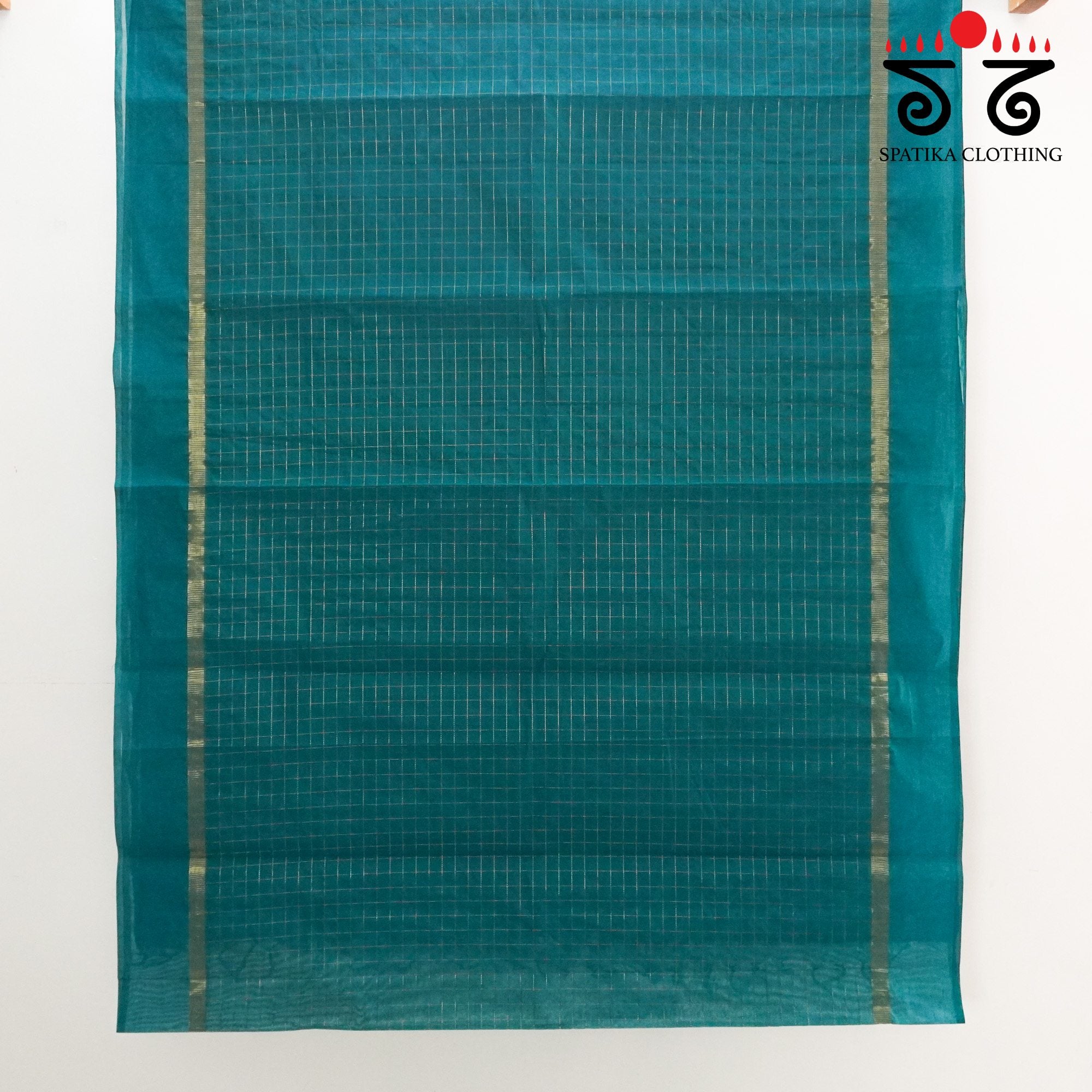 Blue South Cotton Saree