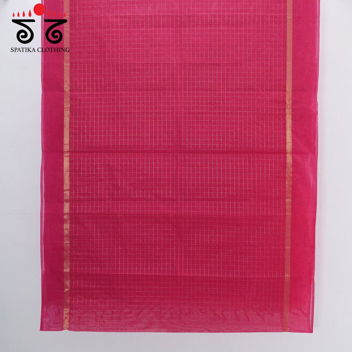 Pink South Cotton Saree