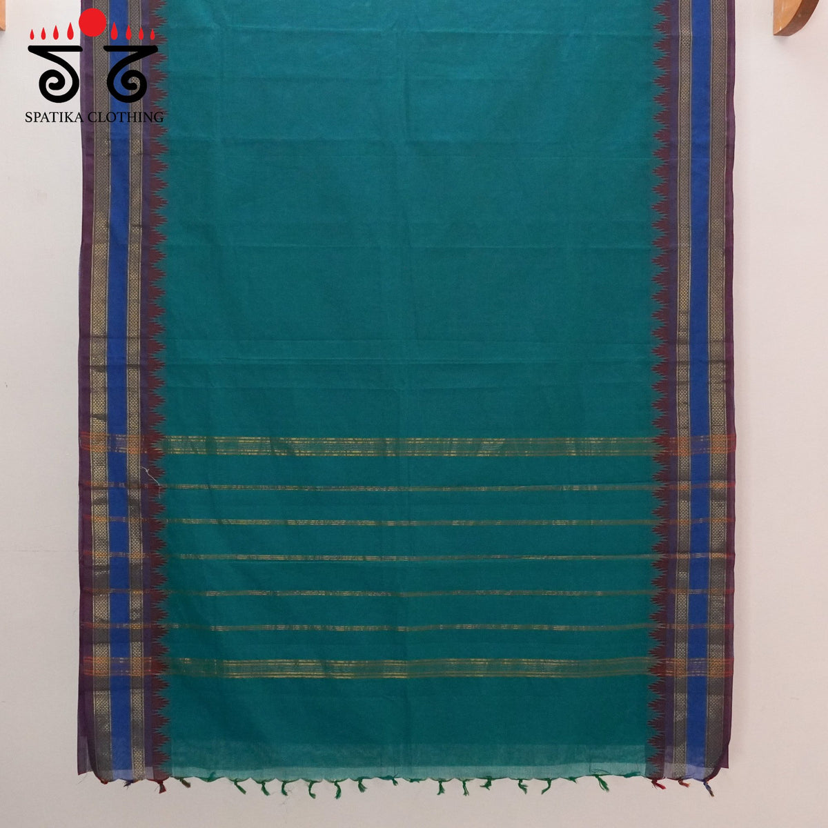 Blue South Cotton Saree