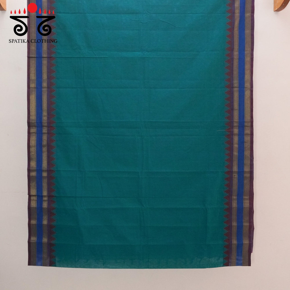 Blue South Cotton Saree