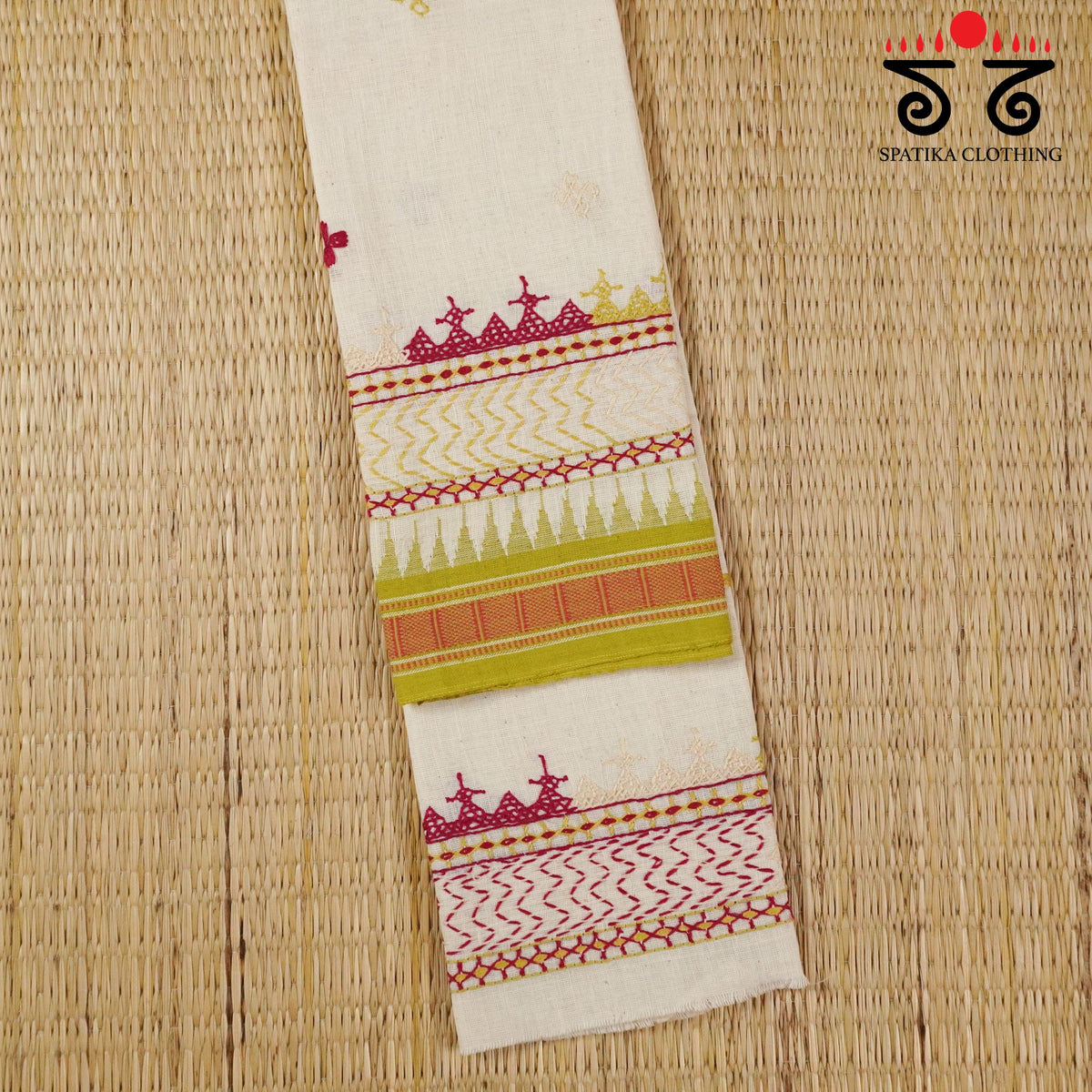 Lambani Hand-embroidered Ponduru Blouse Fabric