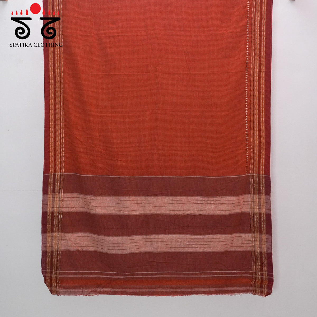 Ilkal Hand Embroidered Cotton Saree