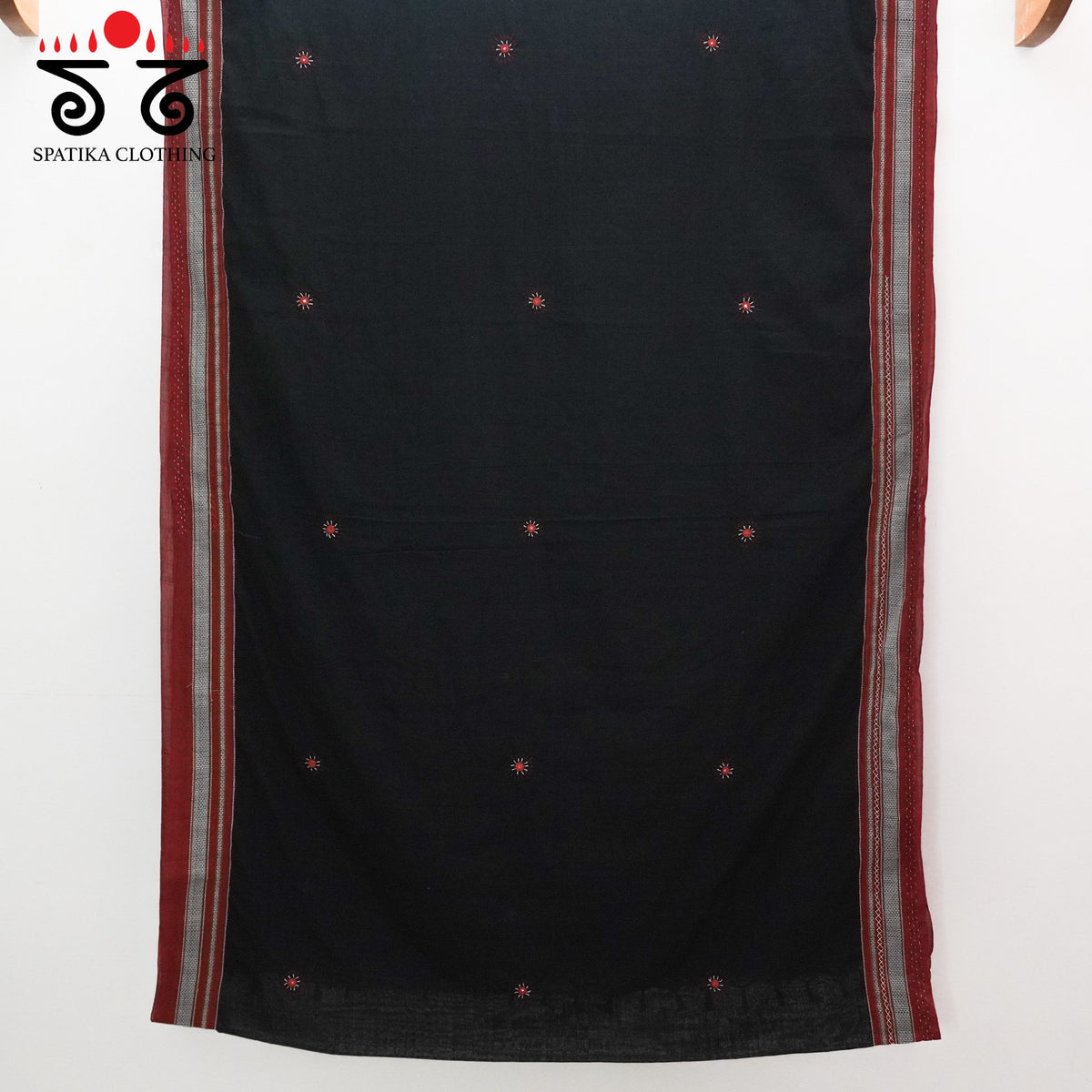 Ilkal Hand Embroidered Cotton Saree
