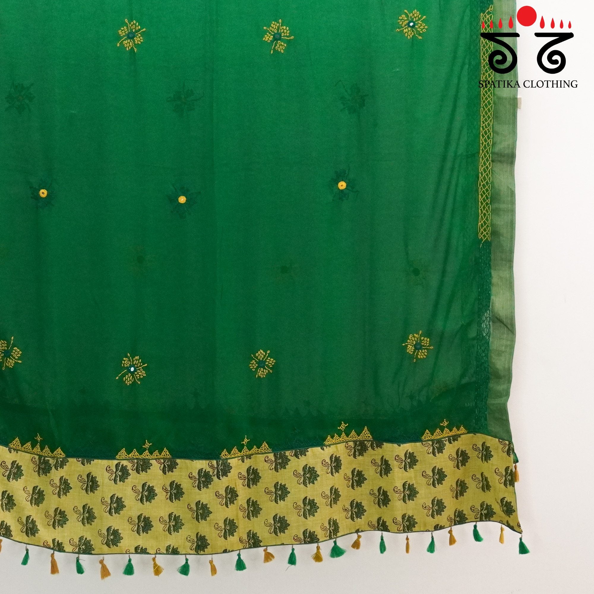 Lambani Hand Embroidered Chiffon Dupatta