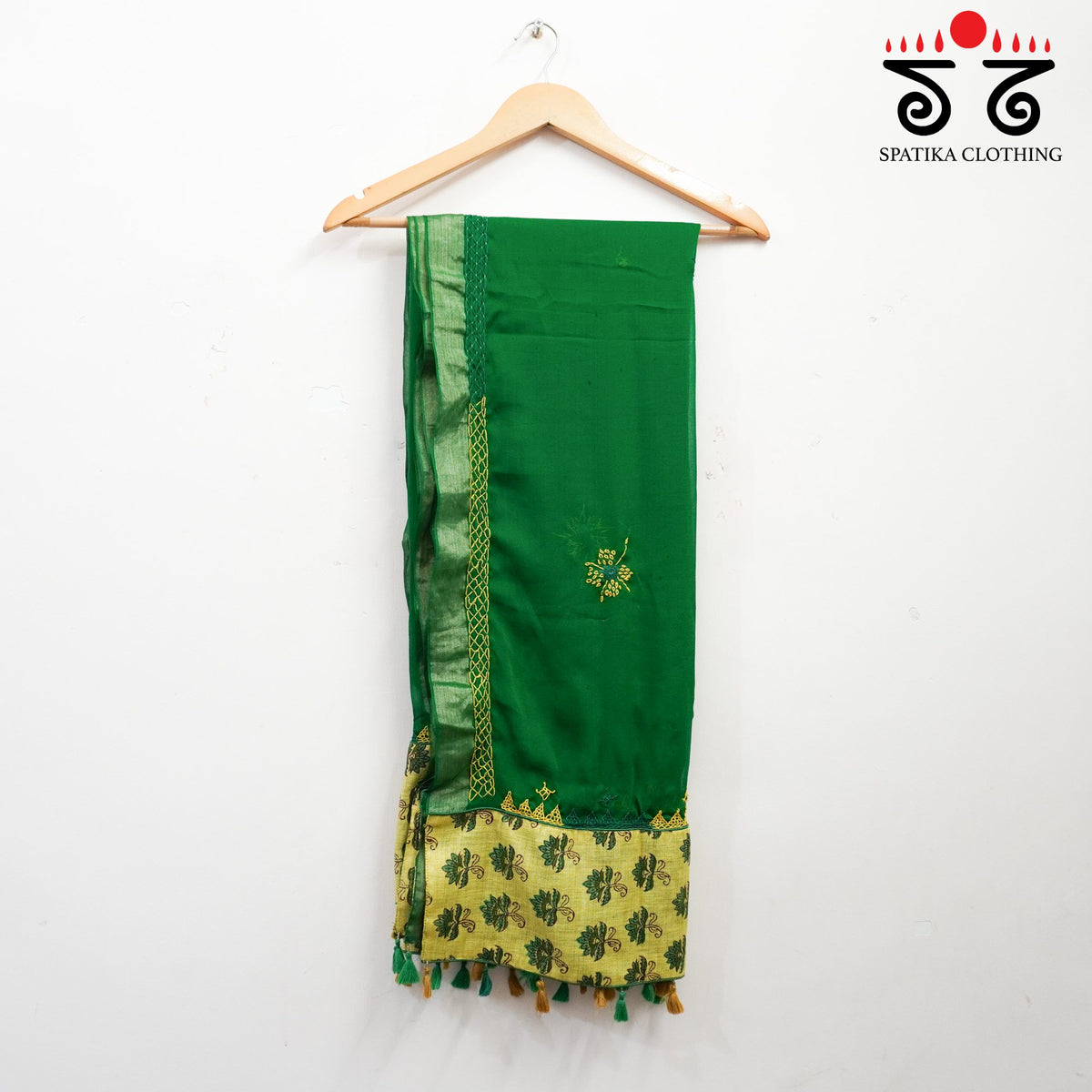 Lambani Hand Embroidered Chiffon Dupatta