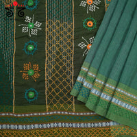 Ilkal Hand Embroidered Cotton Saree