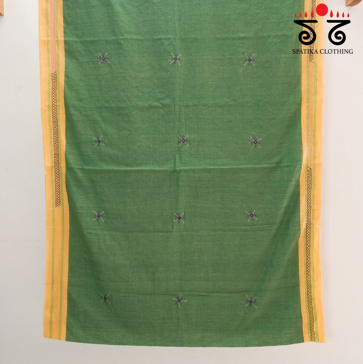 Ilkal Hand Embroidered Cotton Saree
