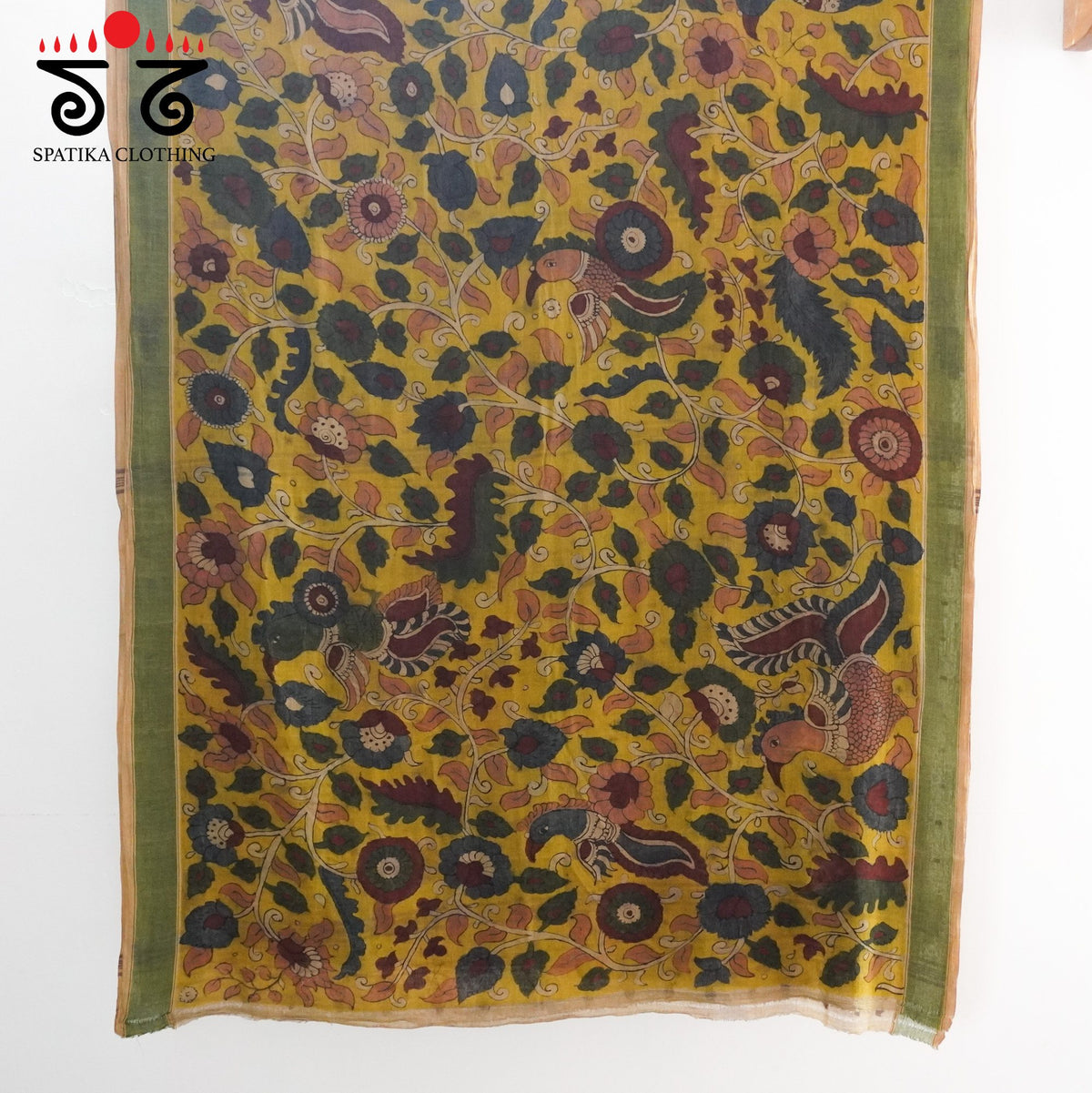Pen Kalamkari Bengal Cotton Saree