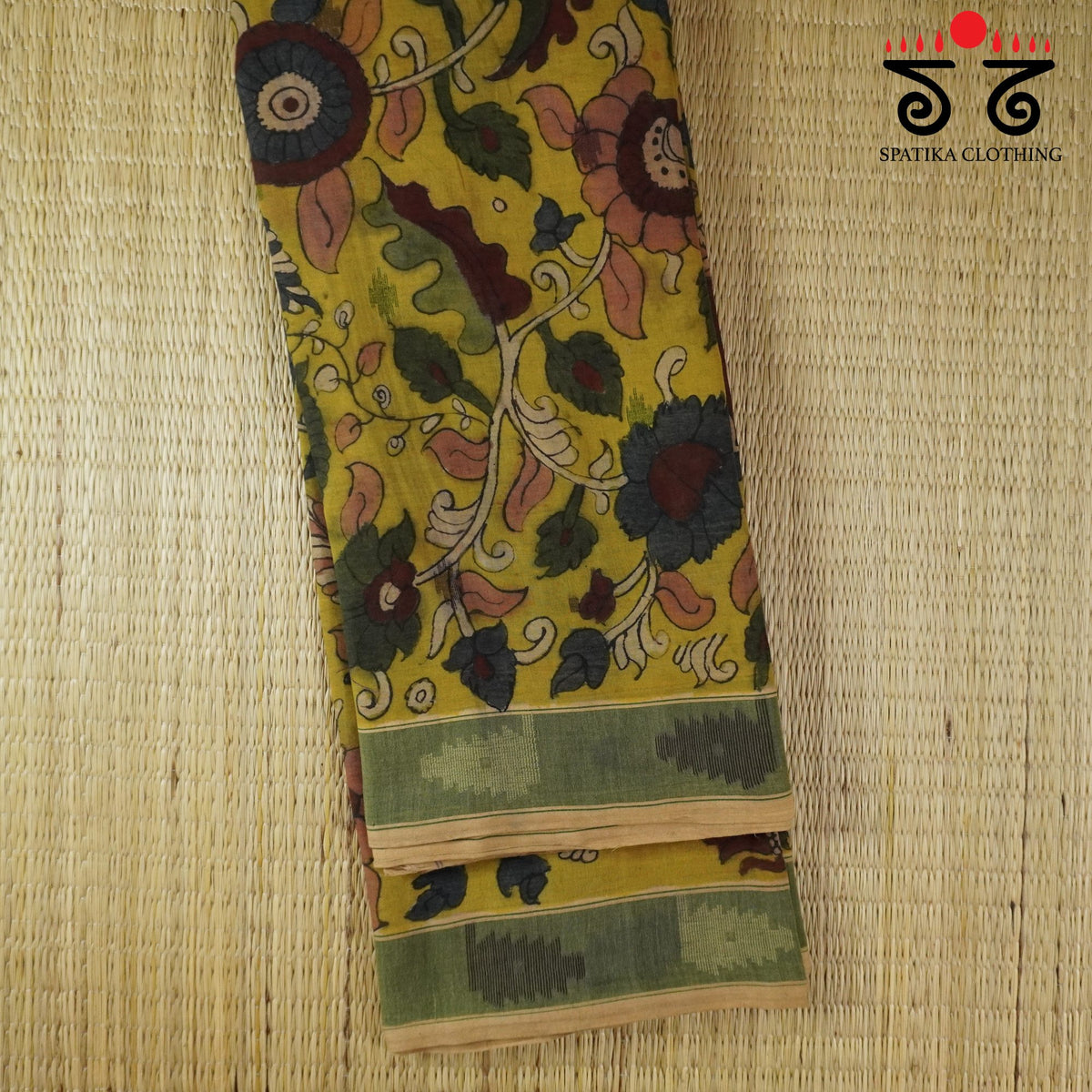 Pen Kalamkari Bengal Cotton Saree
