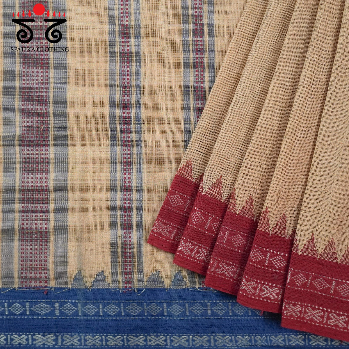 Ponduru Handspun Cotton Saree New!