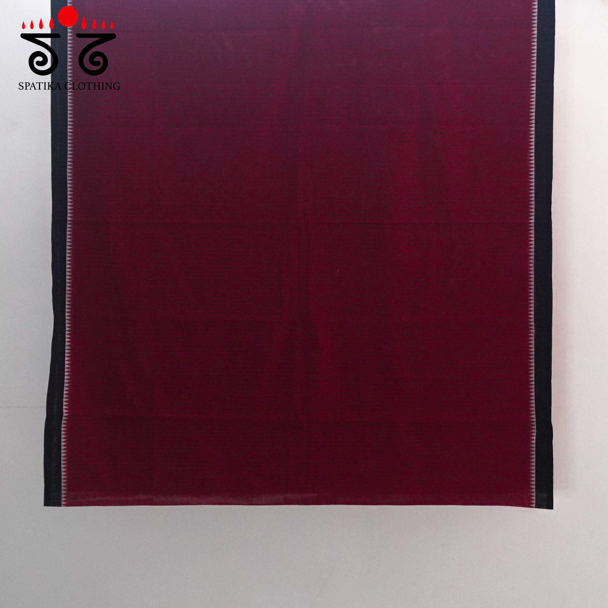 Red Begampur Handwoven Cotton Saree New!