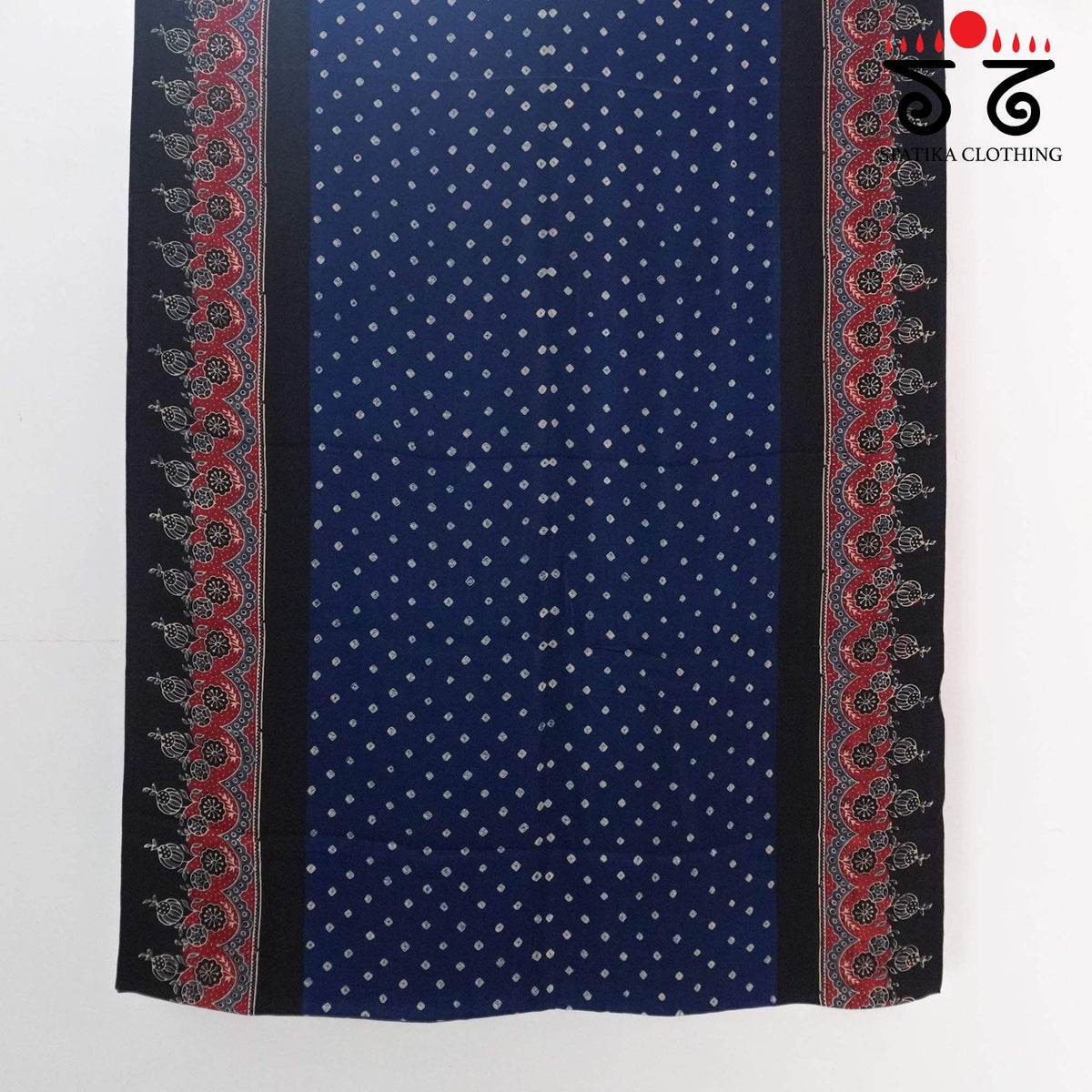 Ajrak - Bandhani Modal Saree