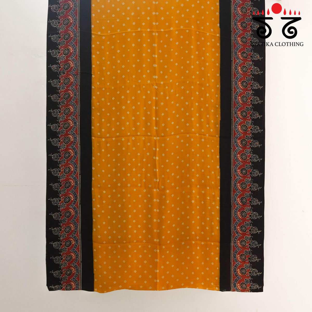 Ajrak - Bandhani Modal Saree