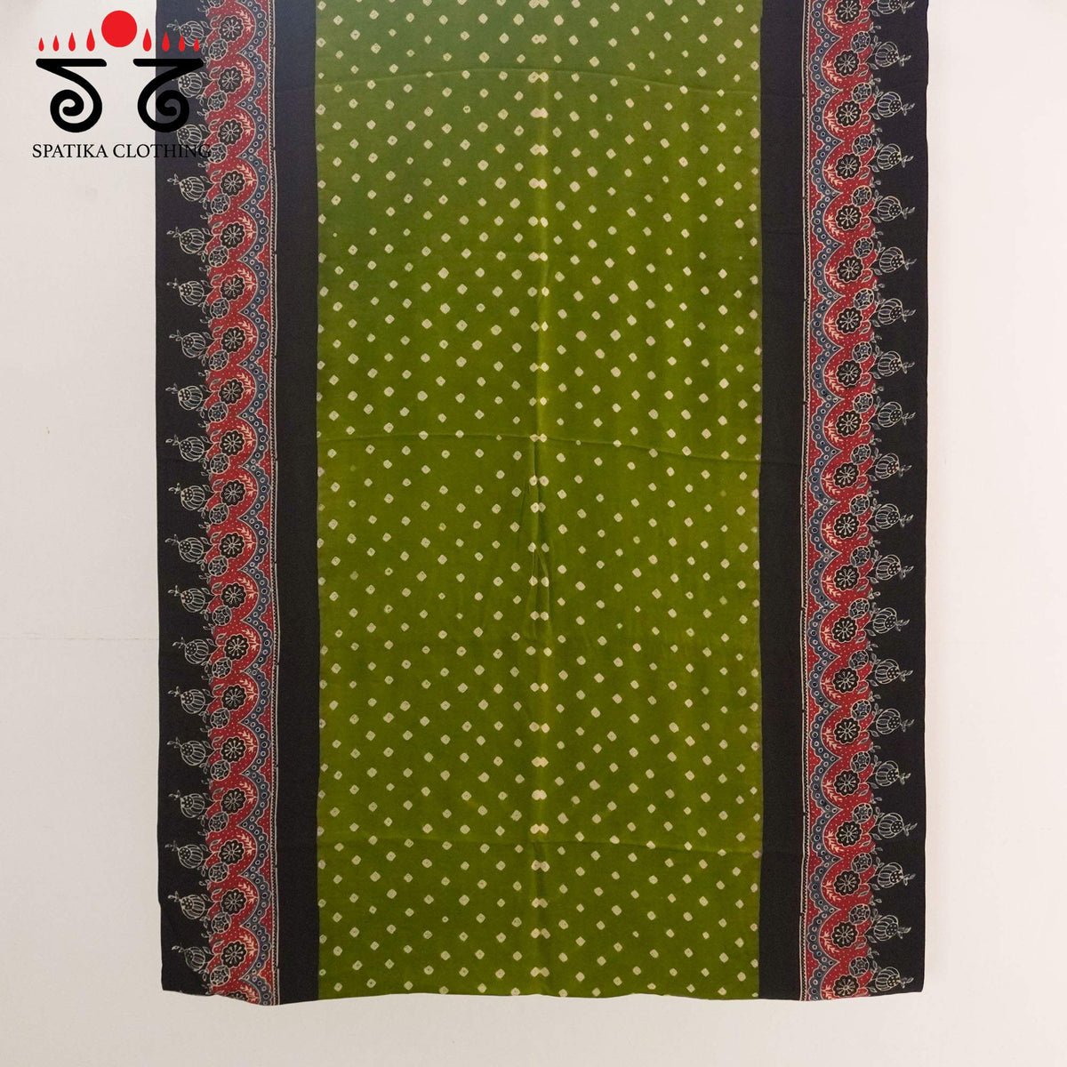 Ajrak - Bandhani Modal Saree