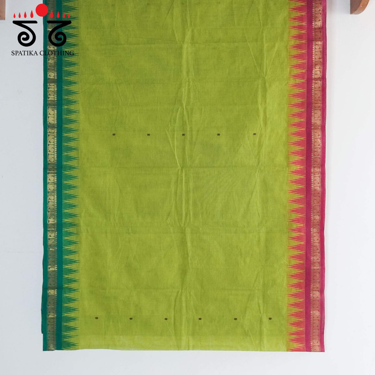 Green Chettinad Cotton Saree